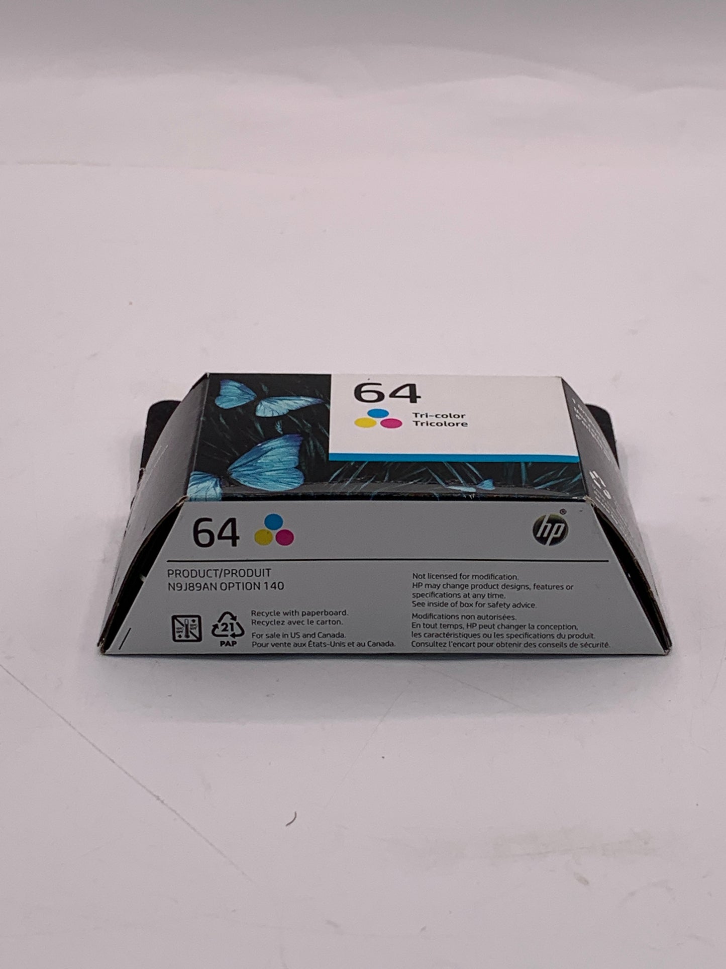 HP 64 Tri-Color Multi-Colored Ink Cartridge