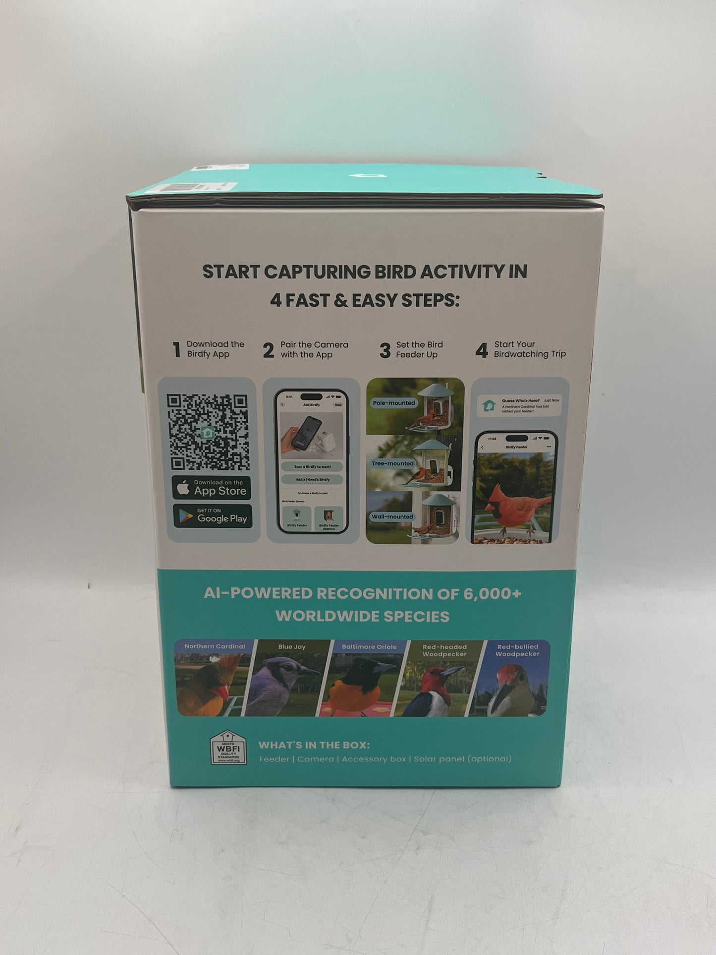 NETVUE Birdfy AI Smart Bird Feeder with Rechargeable Camera AI Auto Capture Free Shipping