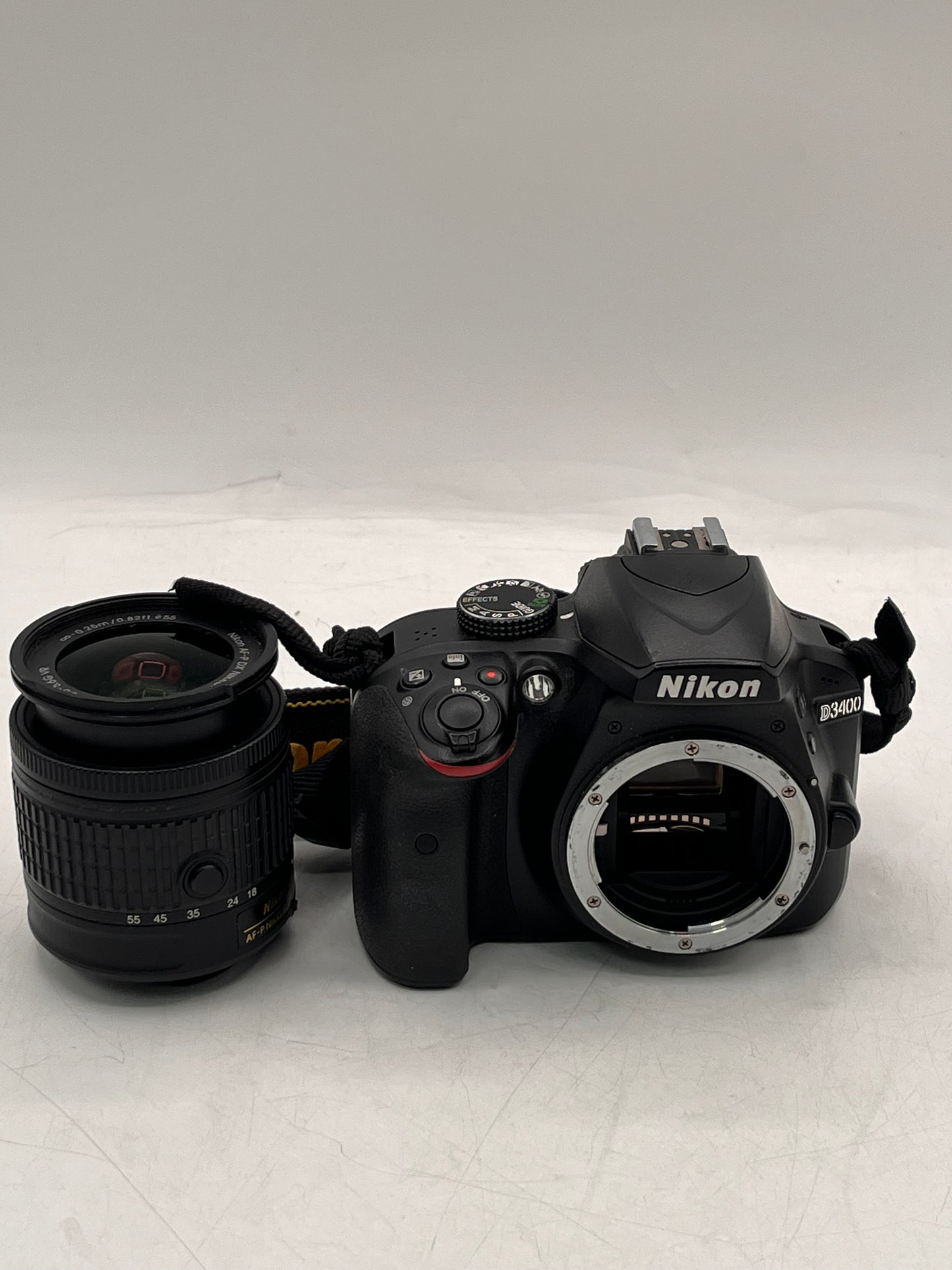 Nikon D3400 Digital Camera w/ 18-55mm 1:3.5-5.6G VR Lens - Black Tested Free Shipping