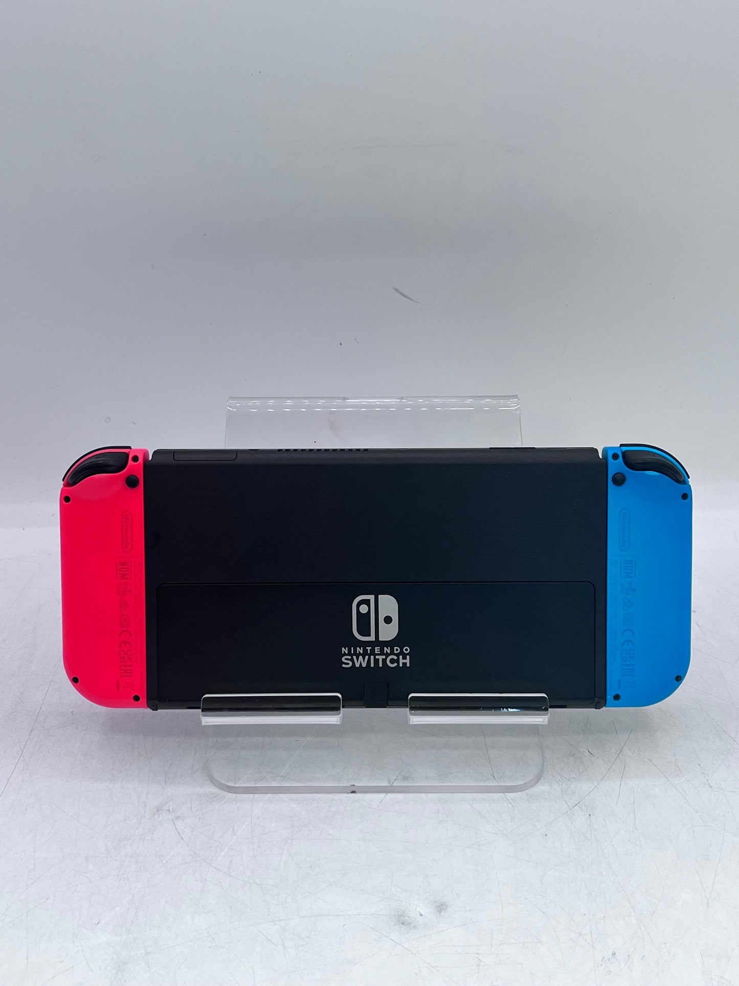 Nintendo Switch OLED Video Game Console Only HEG-001 Red/Blue Good Condition
