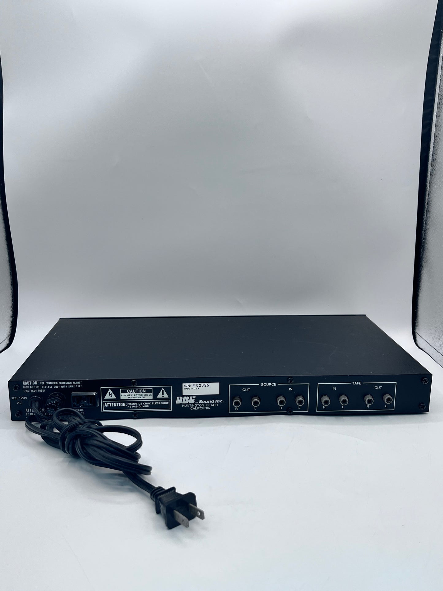BBE Sonic Maximizer Vintage RARE 1002 - Black