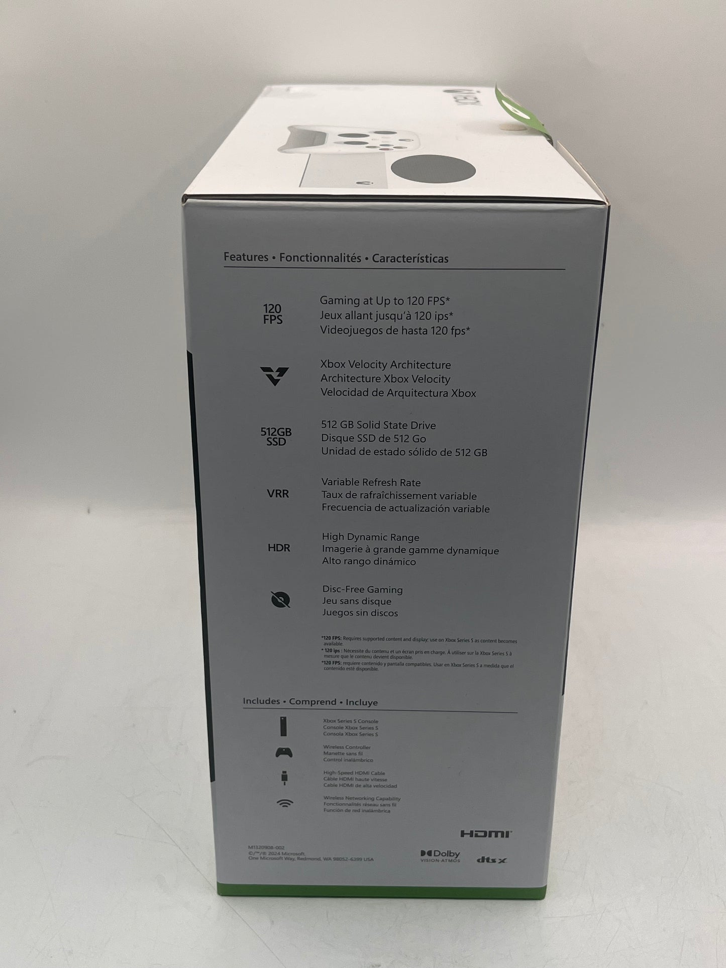 Microsoft Xbox Series S (1883) 2020 512GB White Video Game System