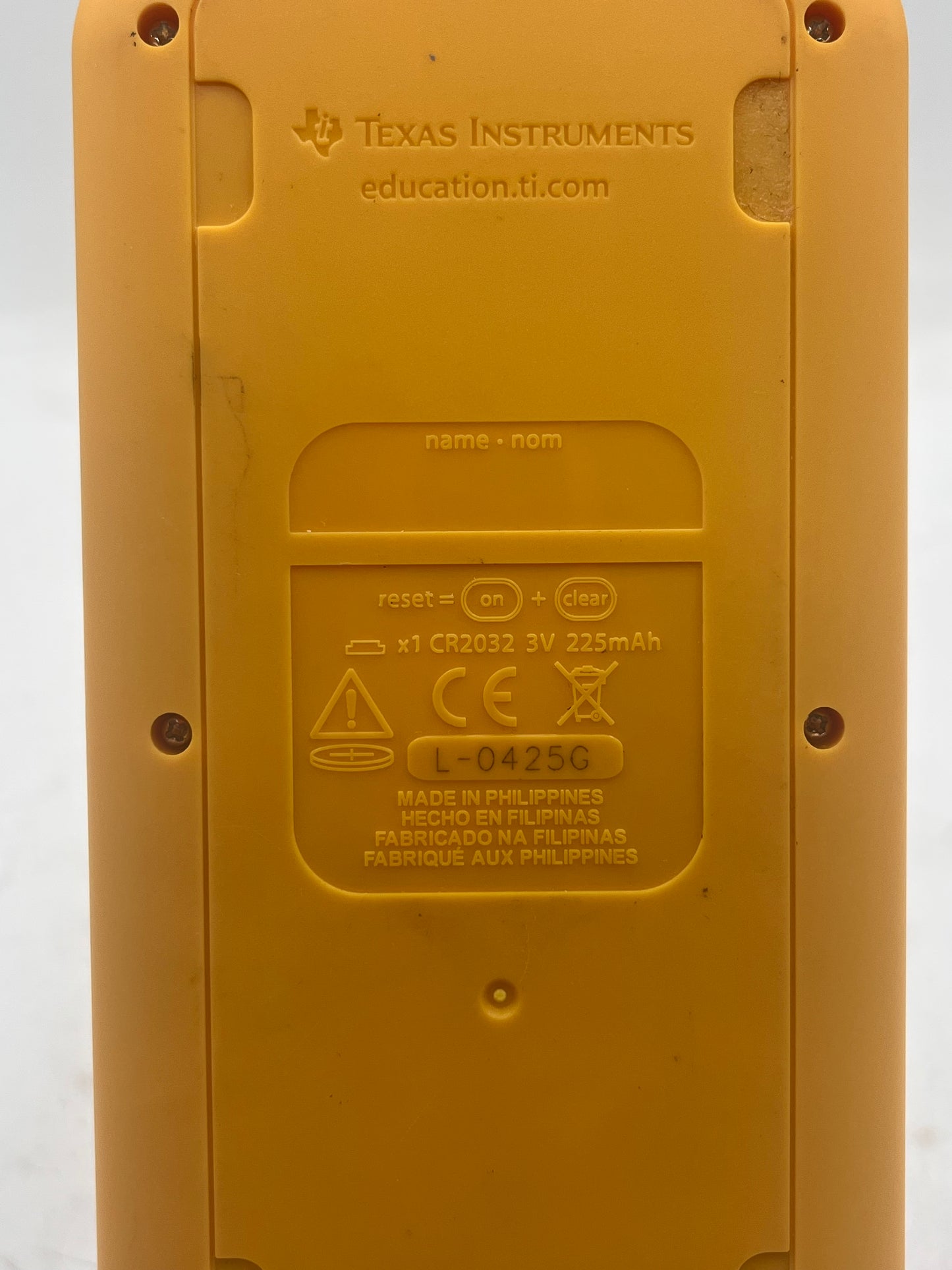 Texas Instruments TI-34 MultiView Scientific Calculator - Yellow