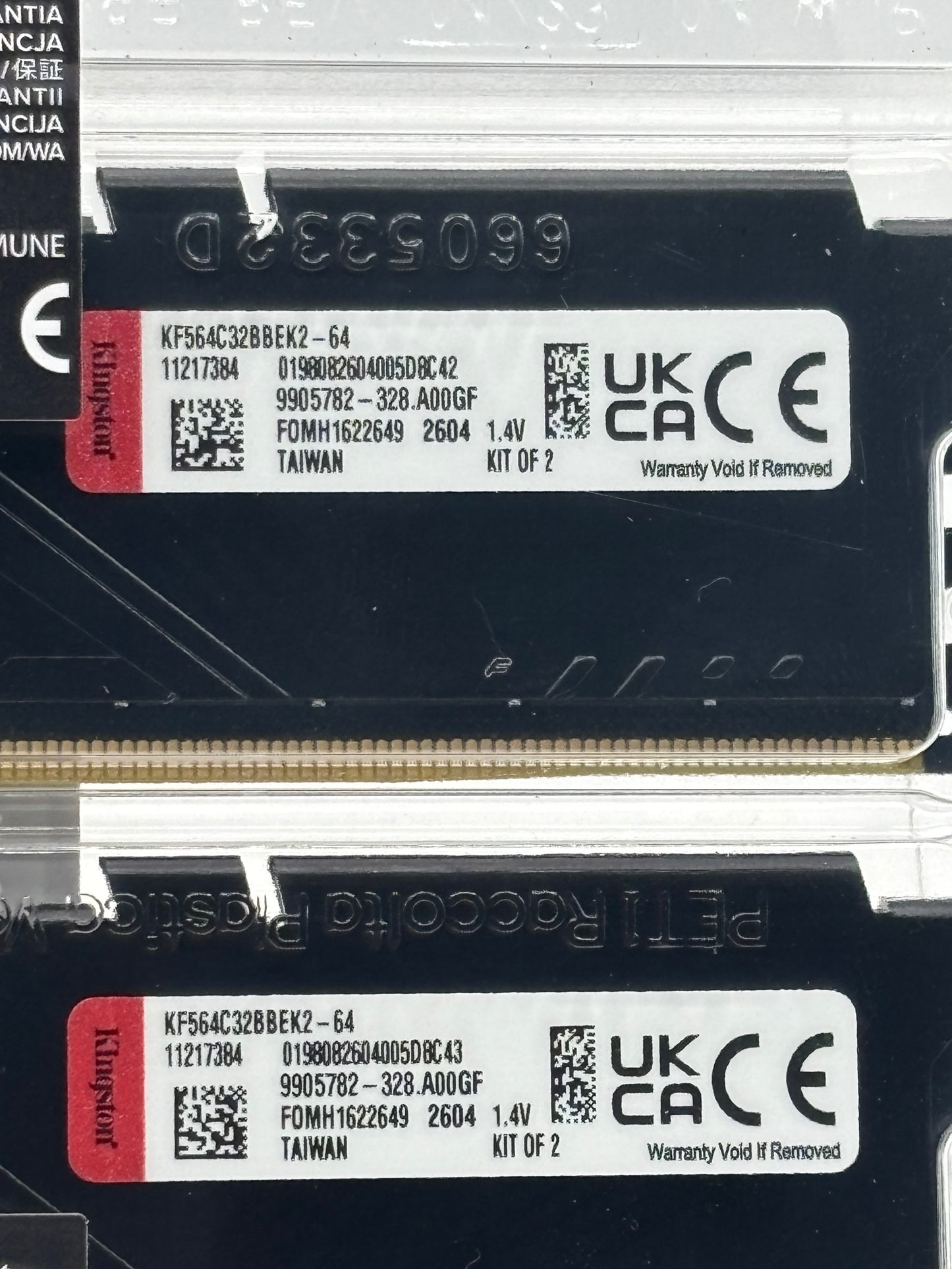 Kingston FURY Beast 64GB (2x32GB) DDR5-6400 CL32 DIMM XMP 3.0