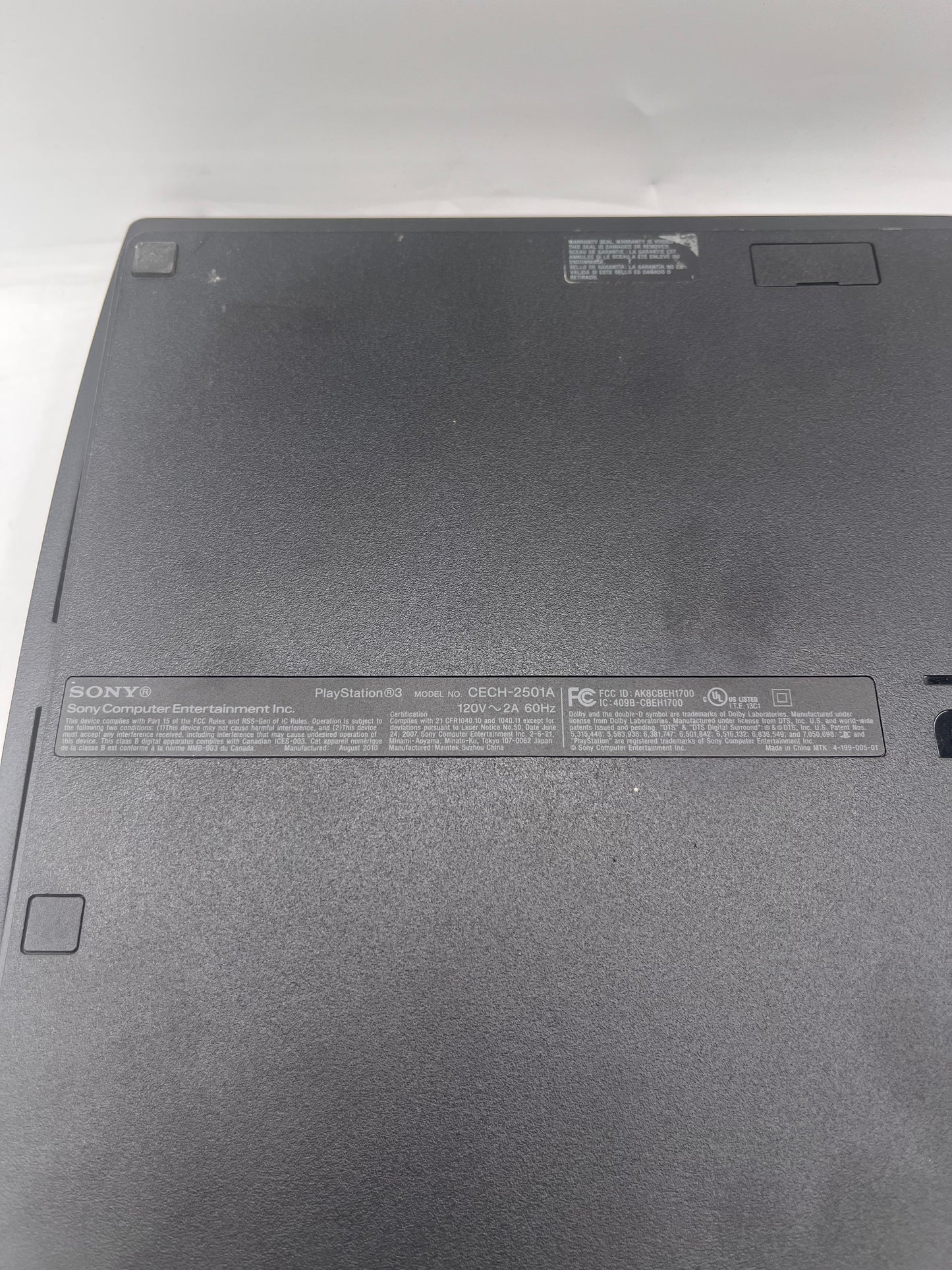 Sony PlayStation 3 CECH-2501A 160GB Black Video Game Console