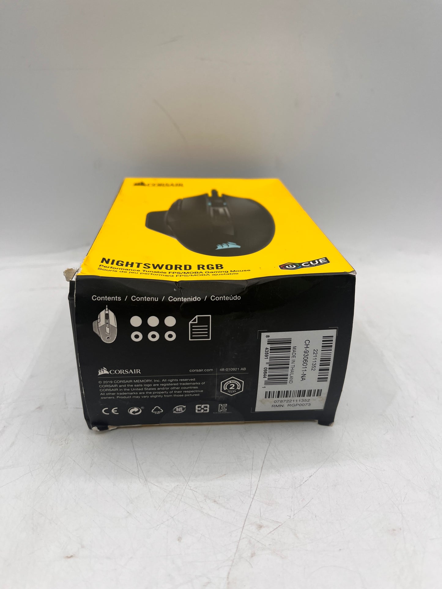 Corsair Nightsword RGB Gaming Mouse Black RGP0073 For PC