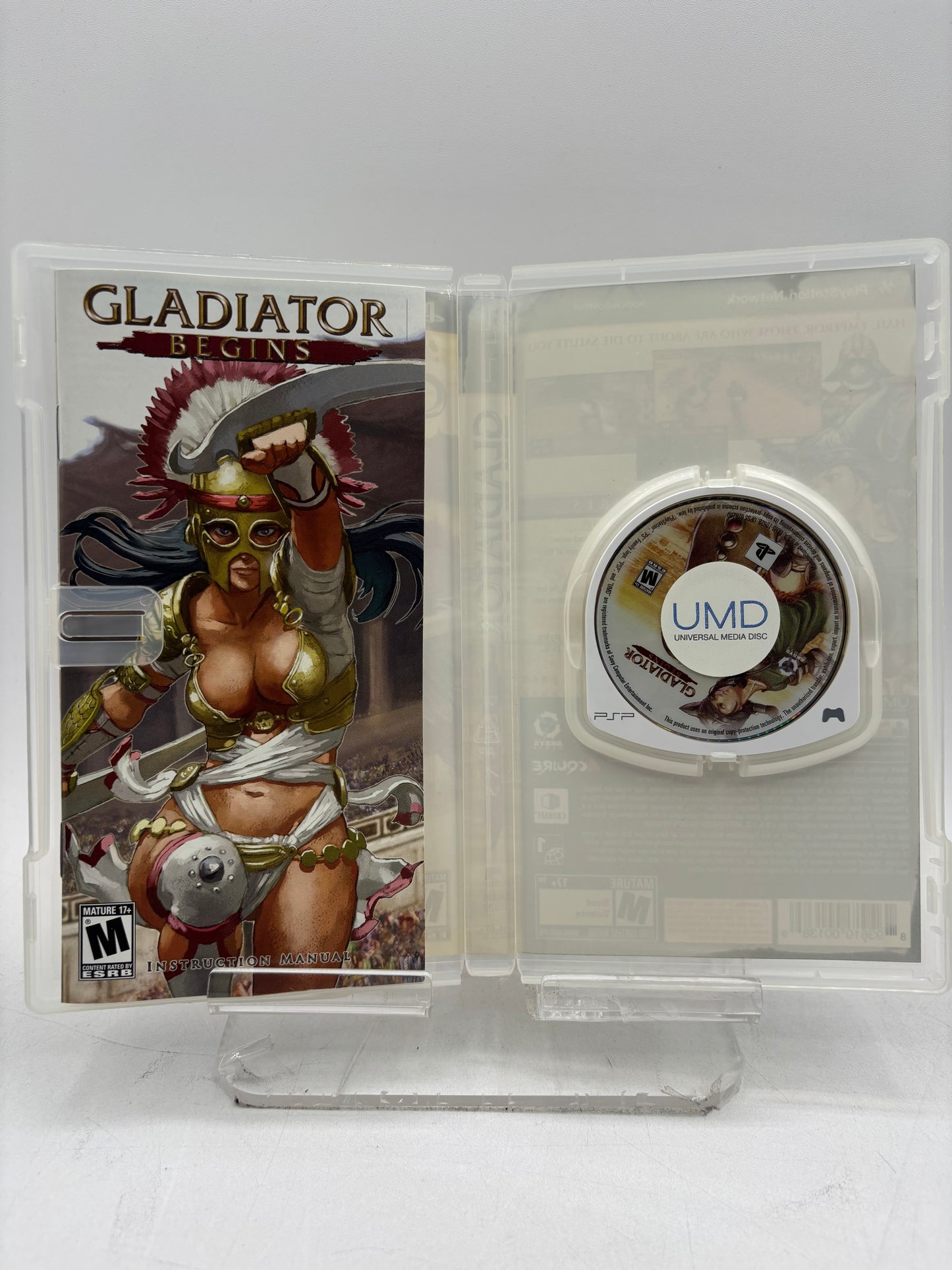 Gladiator Begins for Sony PSP *Tested* Complete CIB Very Clean