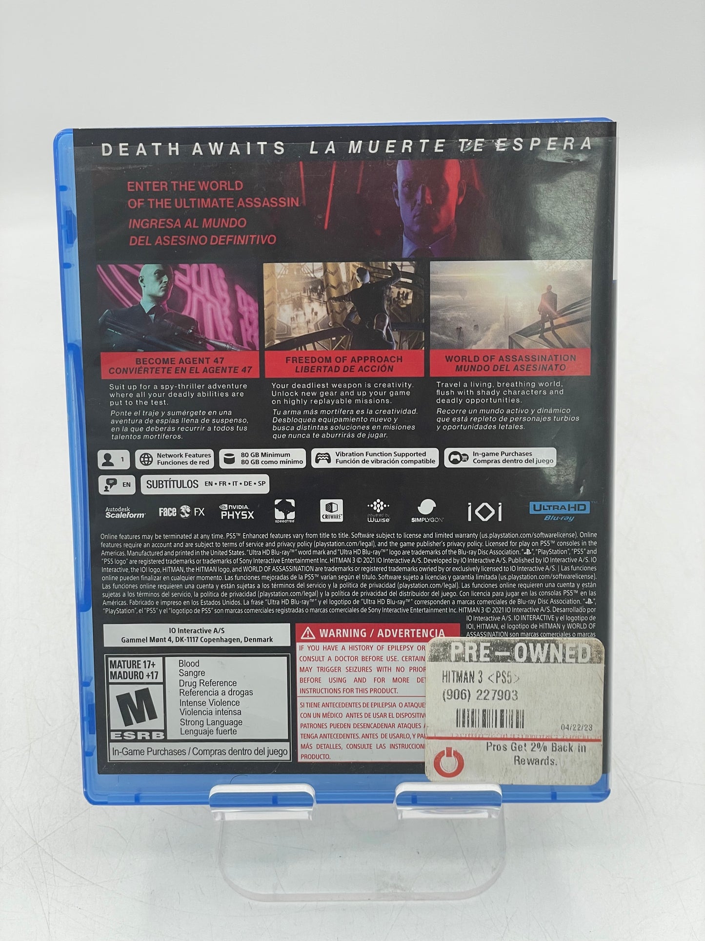 Hitman III - Sony PlayStation 5 PS5 Video Game