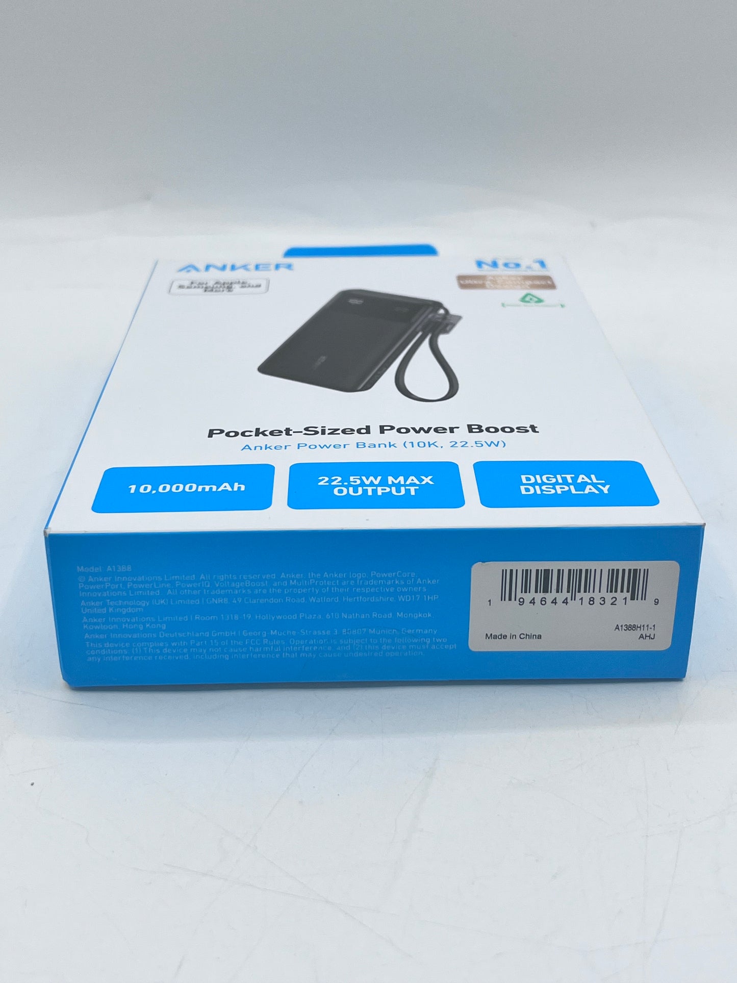 ANKER Pocket-Sized Power Boost Black