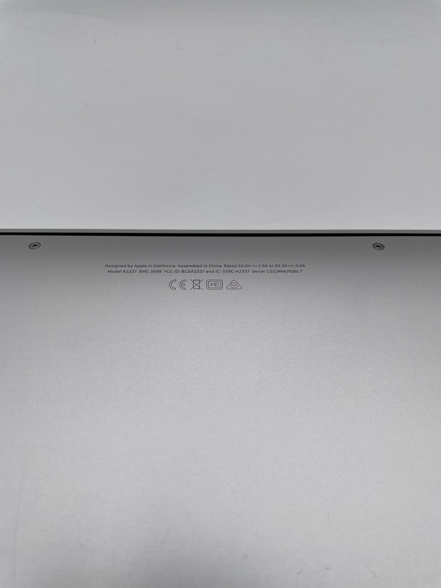 2020 Apple MacBook Air 13.3" M1 7C 8GB 256GB A2337 REMOTELY MANAGED