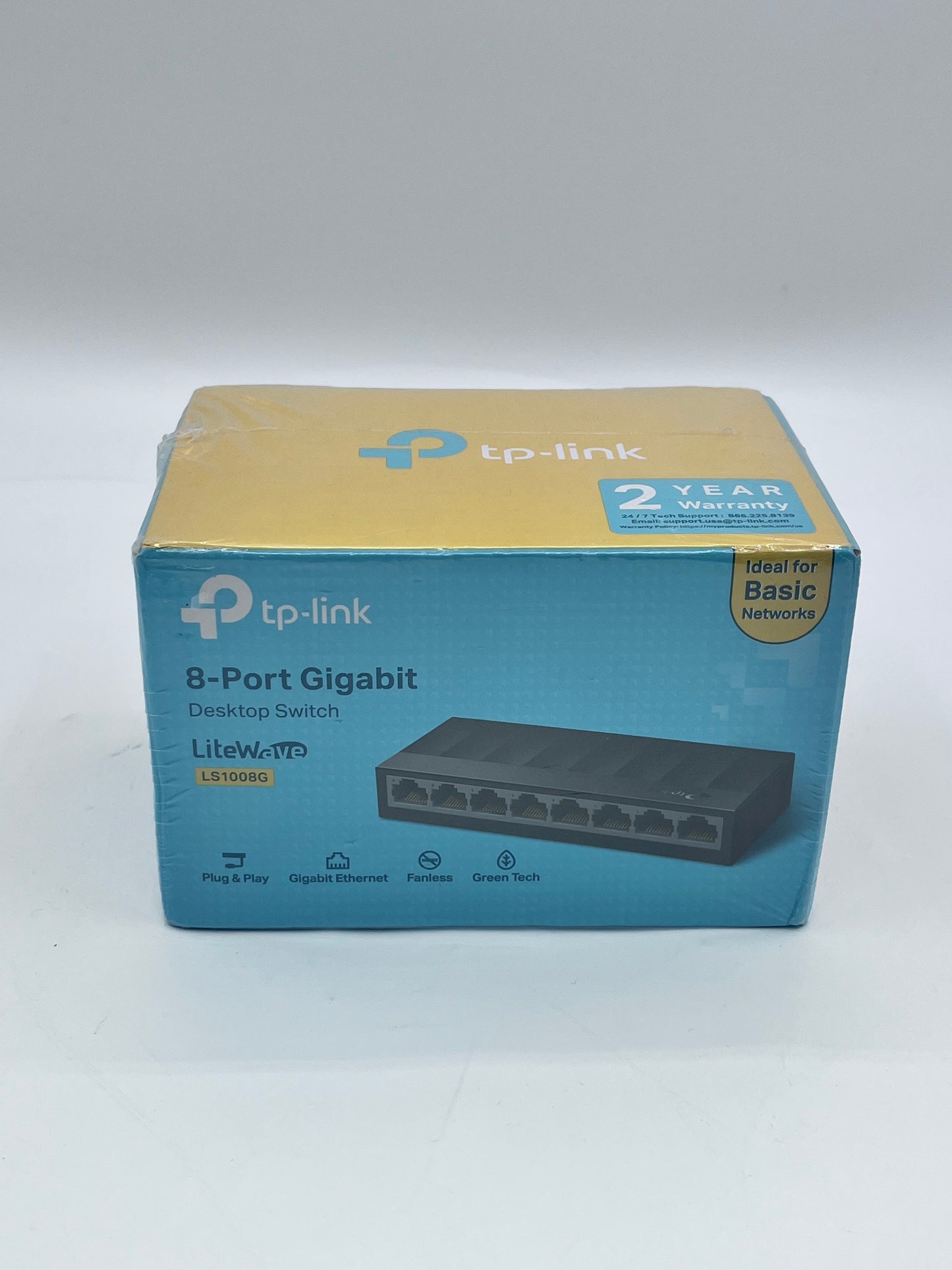 TP-Link LS1008G Networking Switch 8-Port Gigabit Black