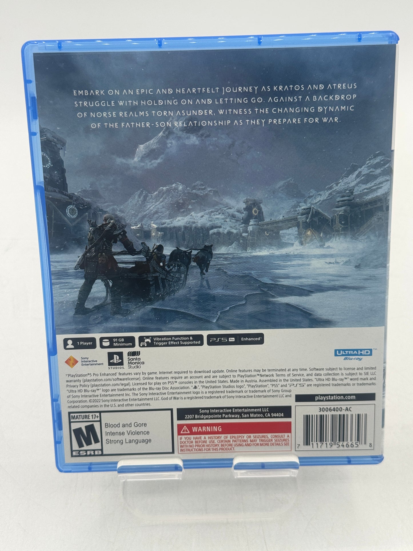 God Of War Ragnarok (Sony PlayStation 5, 2022) Tested Free Shipping