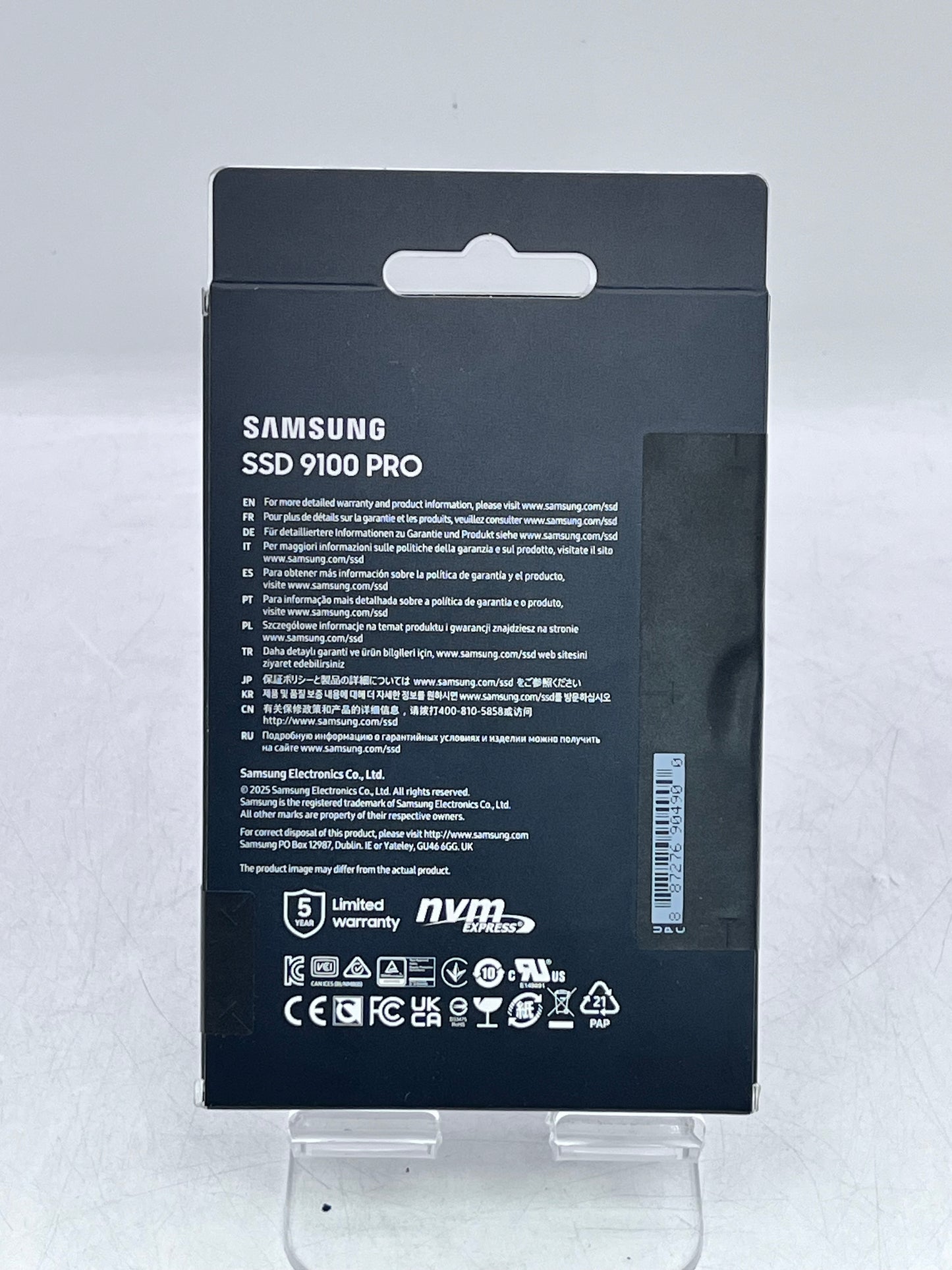 Samsung 9100 Pro 2TB New In Box - Black