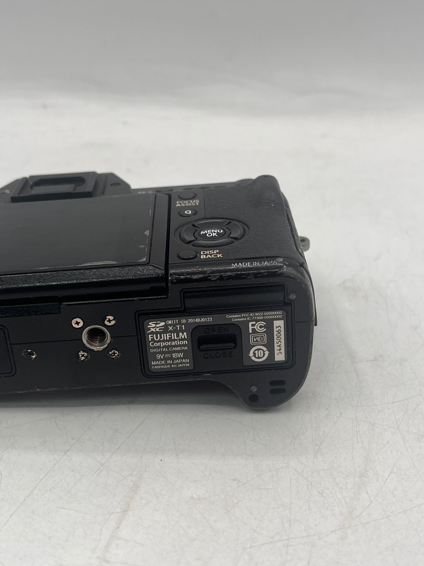 Fujifilm X-T1 Digital Camera Black Parts