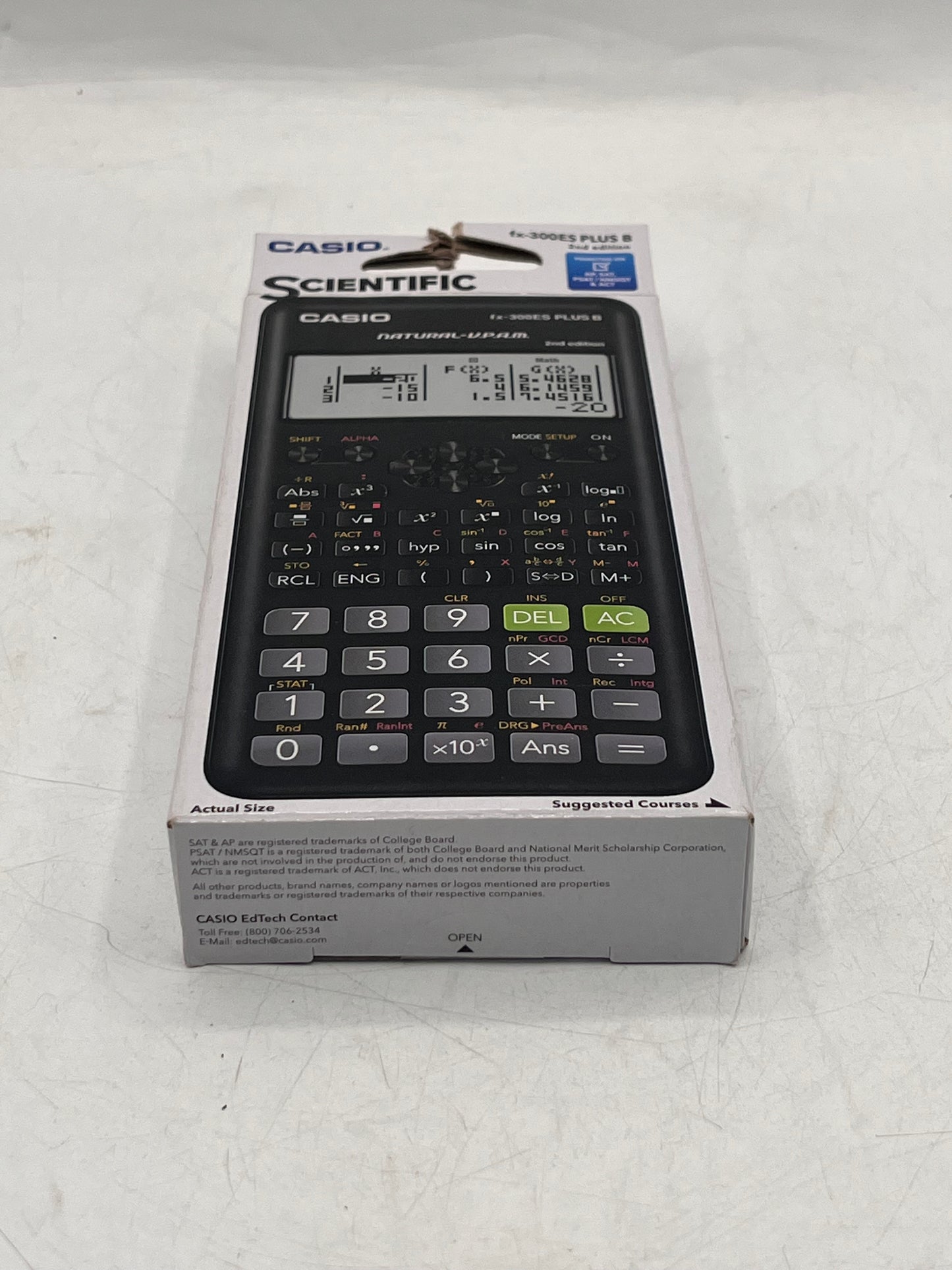 Casio FX-300ES Plus B 2nd Edition Scientific Calculator - Black