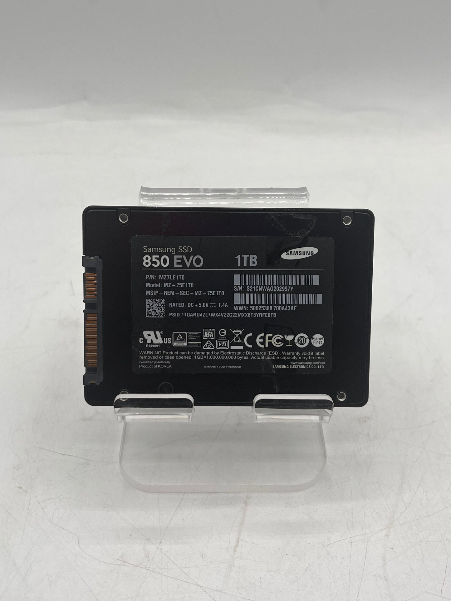 Samsung 1TB 850 EVO SSD Solid State Drive 2.5" Internal MZ-75E1T0 MZ7LE1T0 SATA3