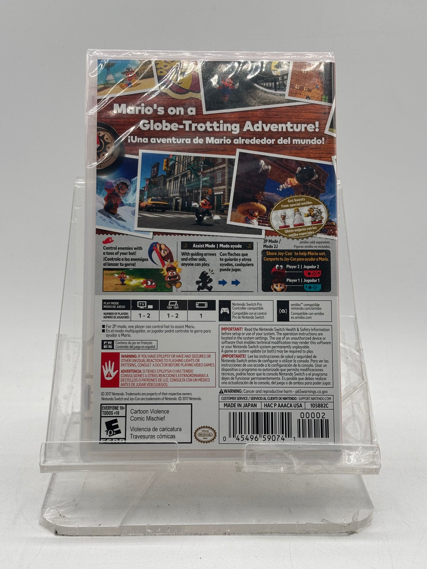 PAL Nintendo Switch Super Mario Odyssey Video Game