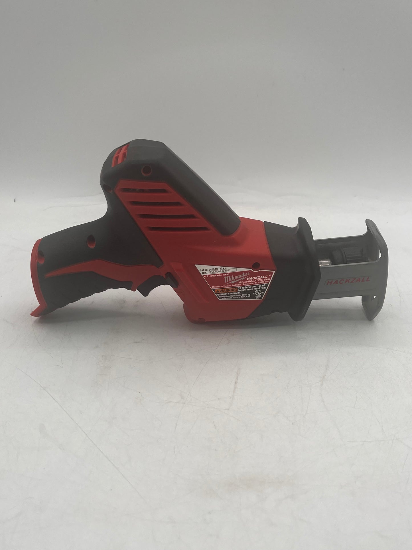 Milwaukee M12 Hackzall Reciprocating Saw (2420-20) w/ M12 Battery, Charger and Case