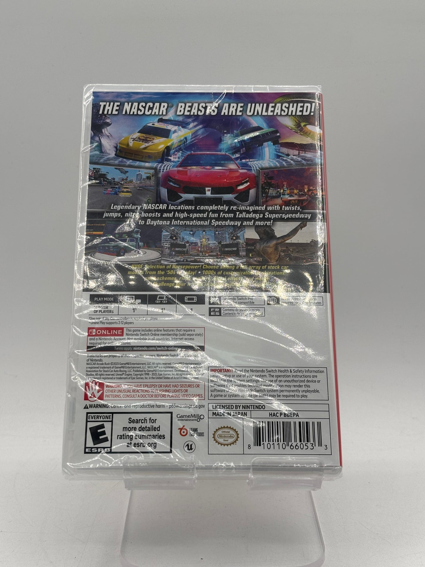 Nintendo Switch NASCAR Arcade Rush Video Game