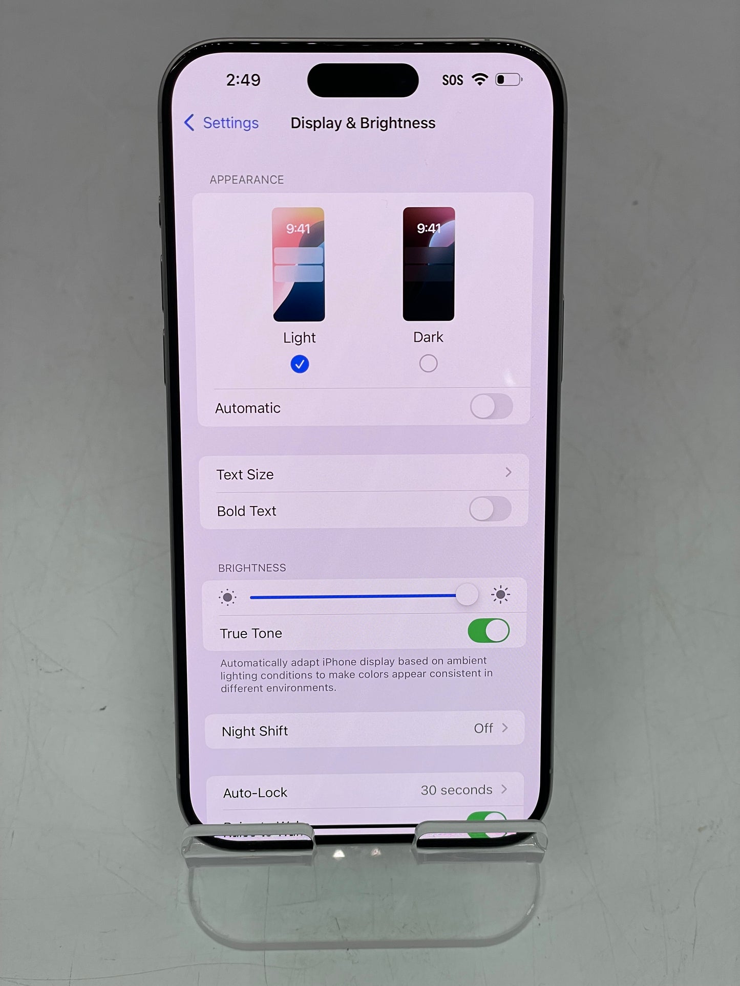 Unlocked Apple iPhone 15 Pro Max - 256GB A2849 NU673LL/A - White