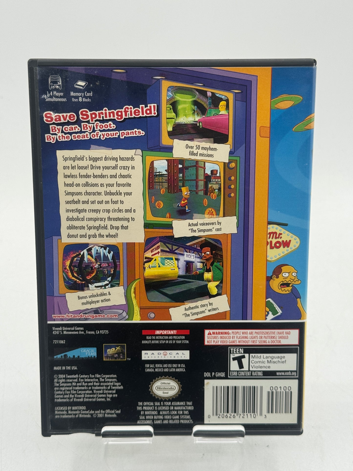 The Simpsons Hit & Run Nintendo GameCube CIB Complete Tested Game Cube