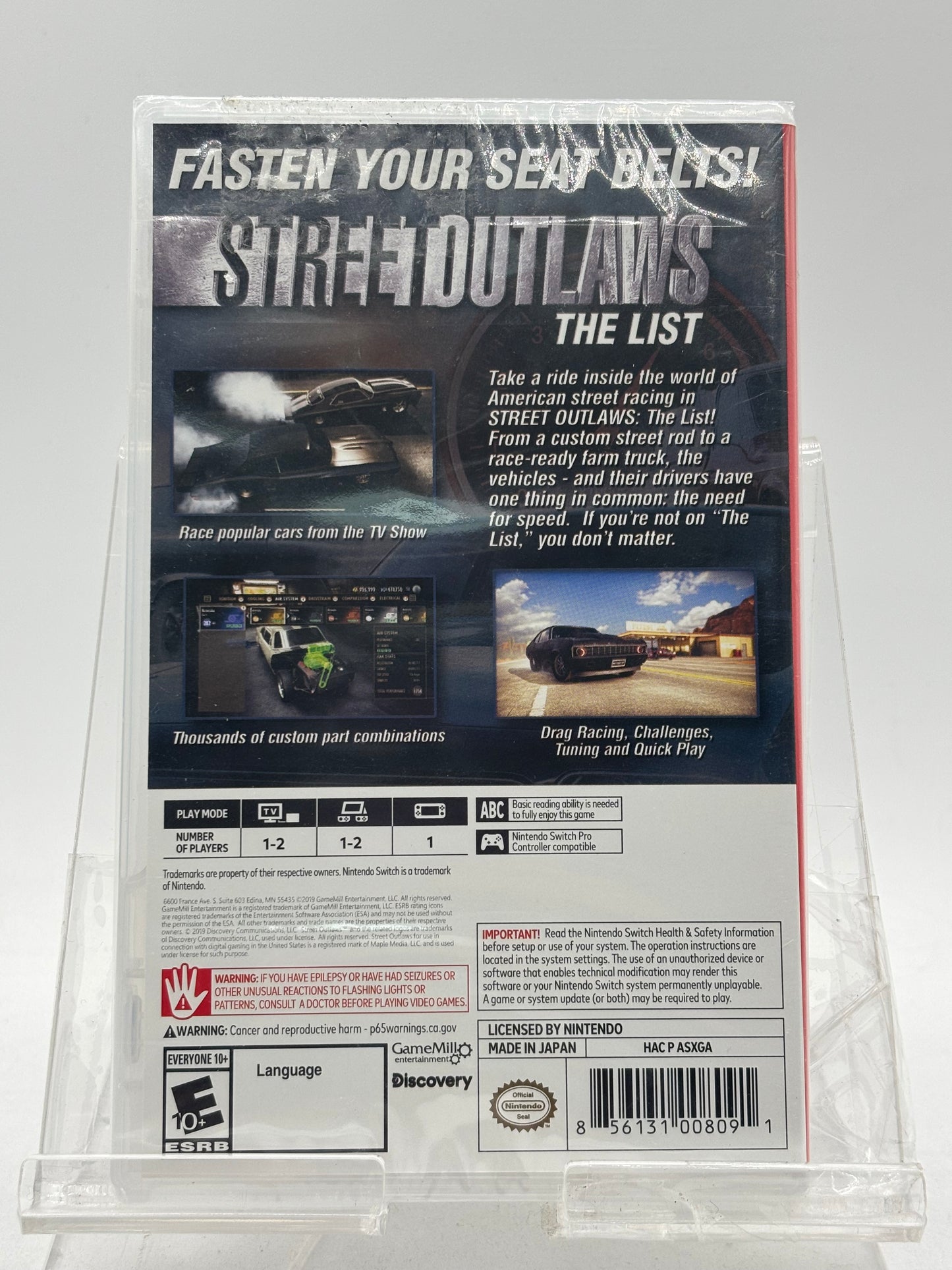 Nintendo Switch--Street Outlaws: The List