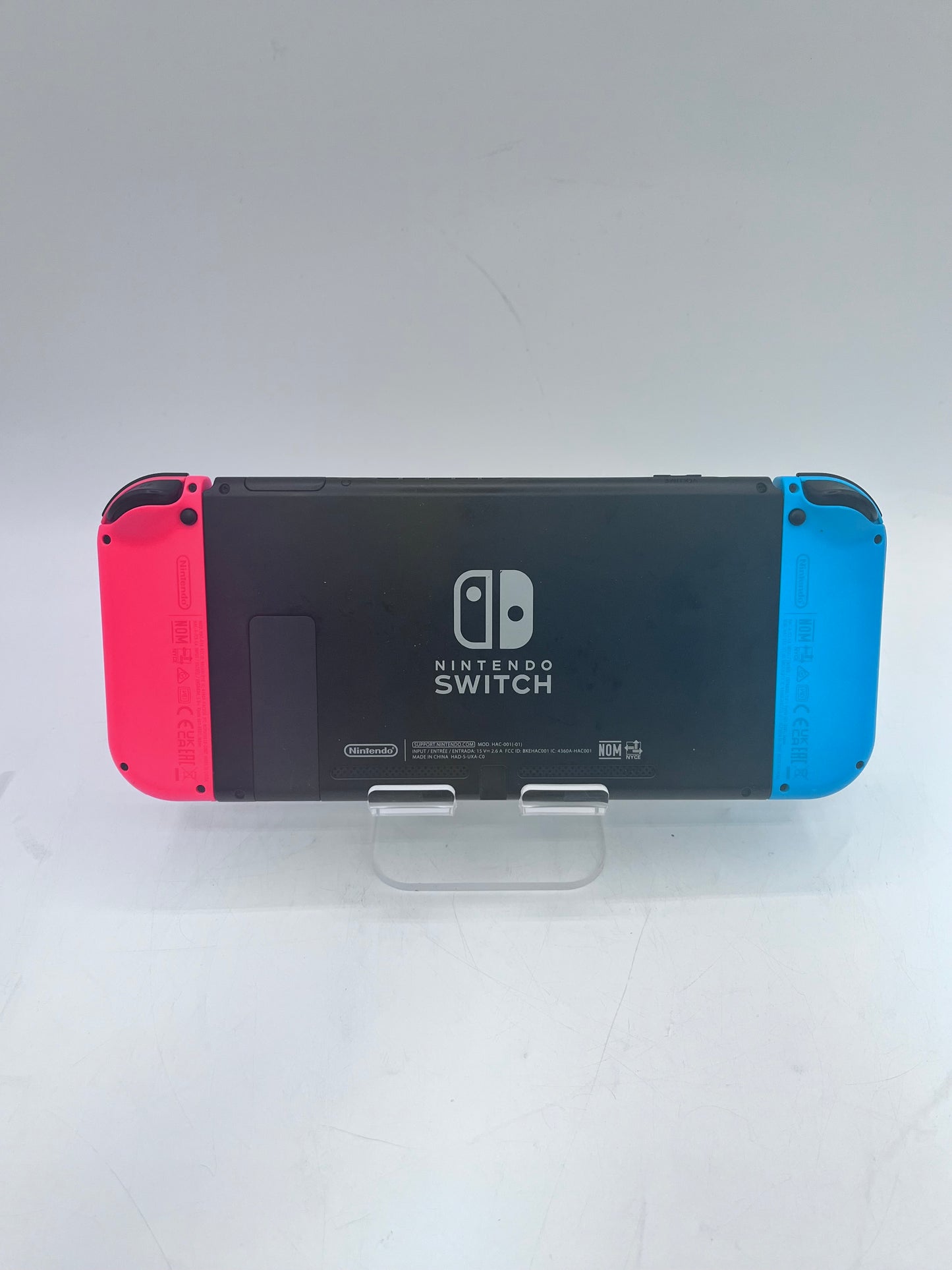 Nintendo Switch HAC-001 2017 32GB with Red and Blue Joycons and Case