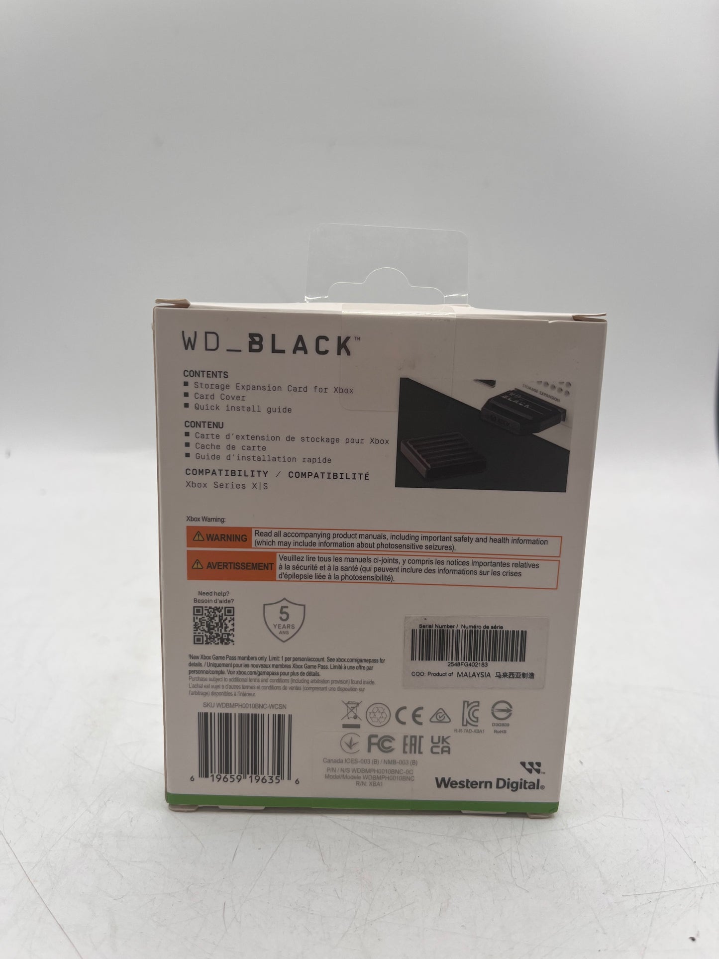 WD_BLACK C50 1TB Storage Expansion Card for Microsoft Xbox - Black