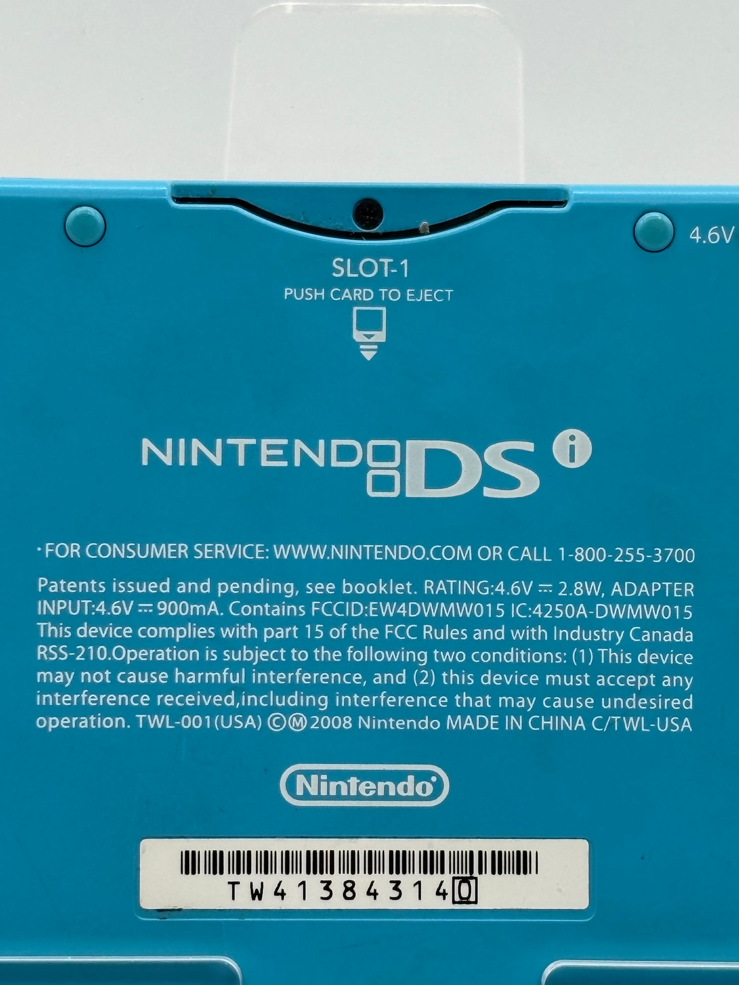 Nintendo DSi TWL-001 2008 Handheld Console, Blue (FOR PARTS)