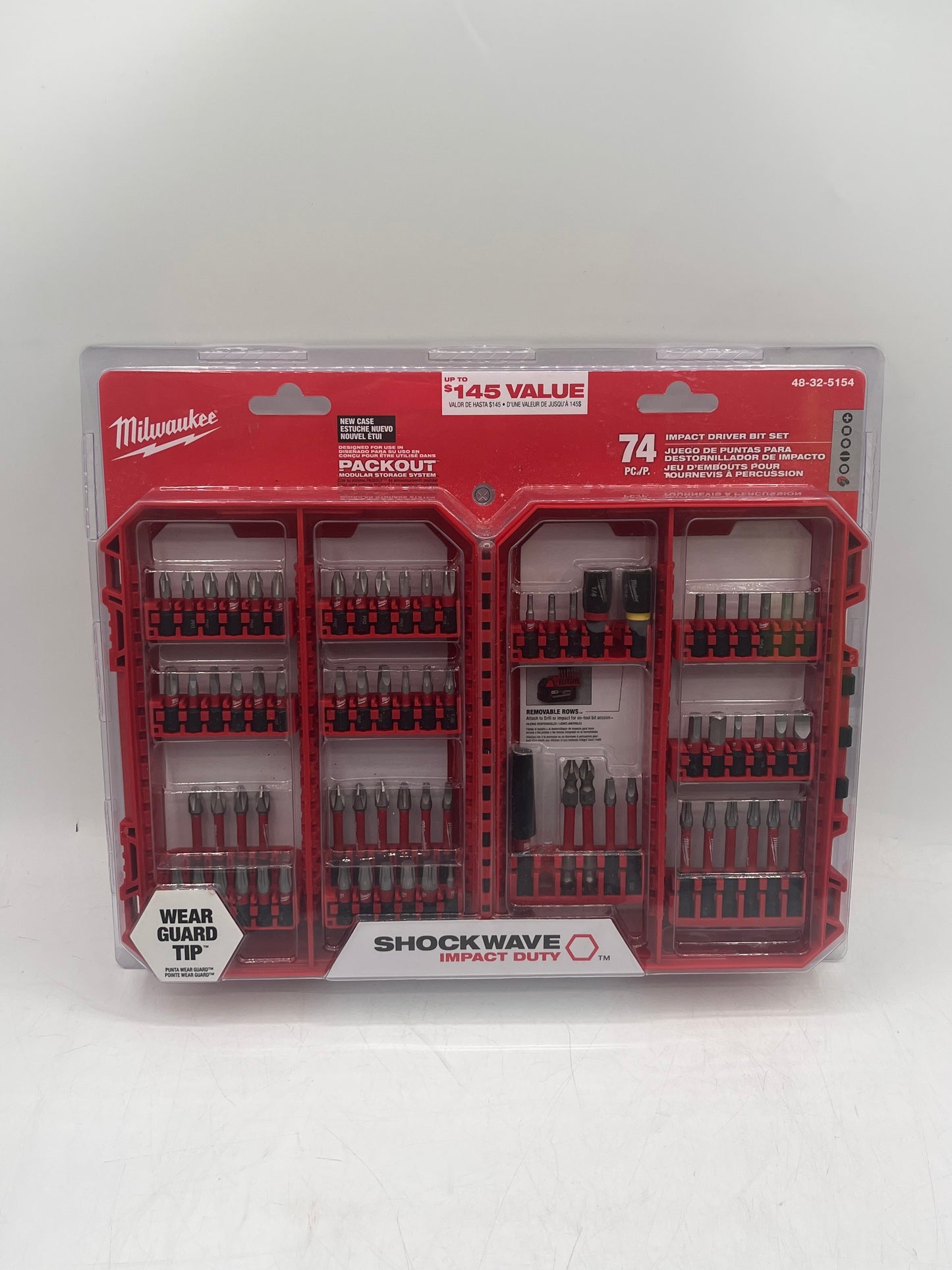 Milwaukee Shockwave Impact Duty 74-Piece Impact Driver Bit Set