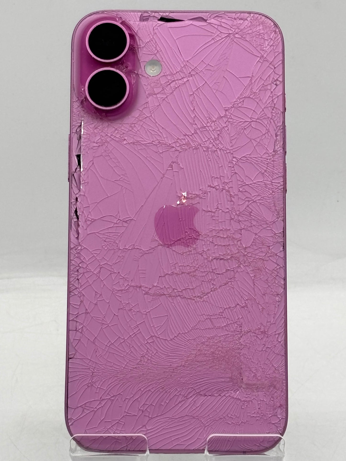 Unlocked Apple iPhone 16 Plus MXUV3LL/A A3082 128GB Broken Pink