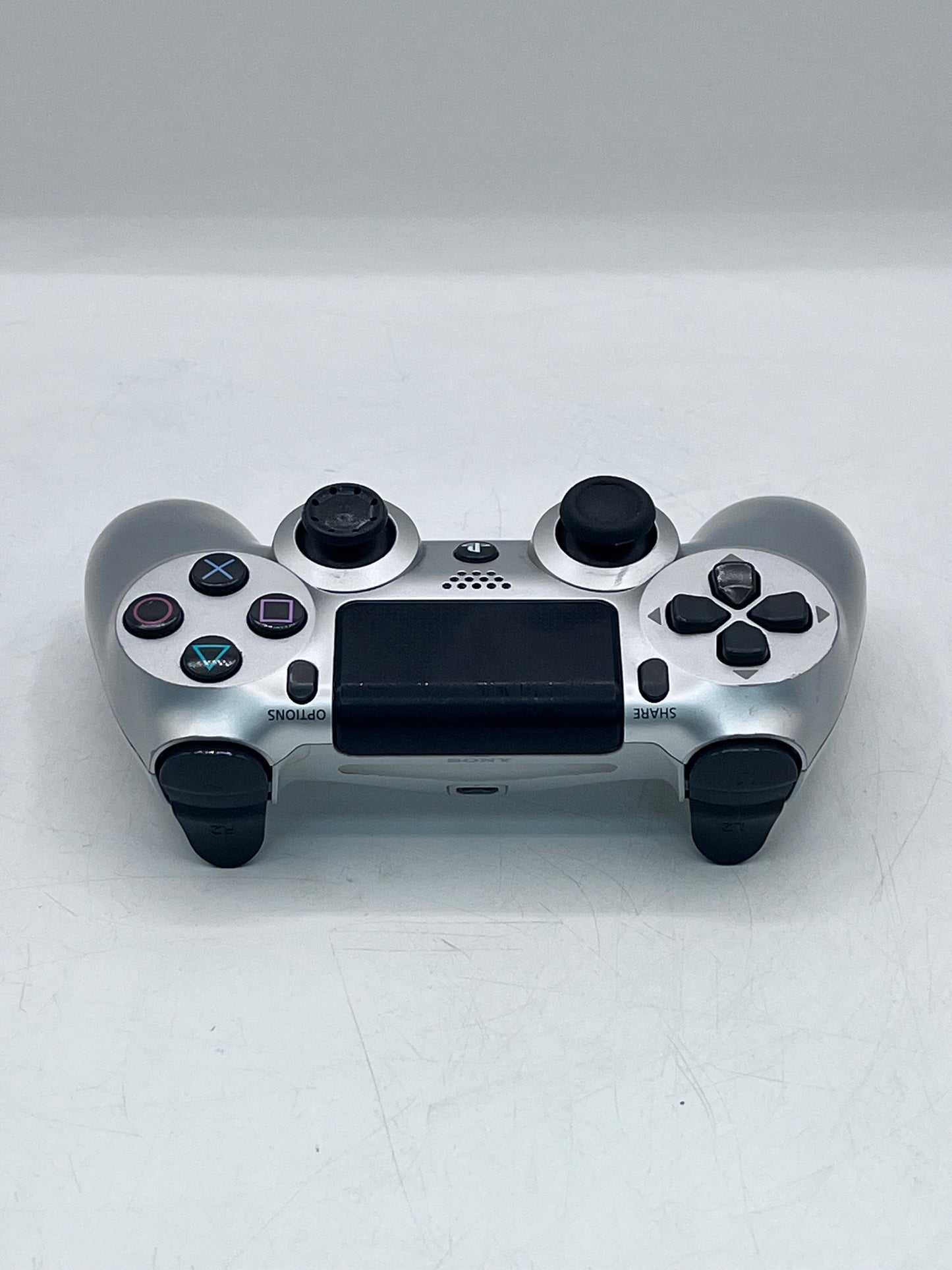Used Sony PlayStation 4 Wireless Controller (CUH-ZCT2U) – Silver– Bluetooth – Tested & Working