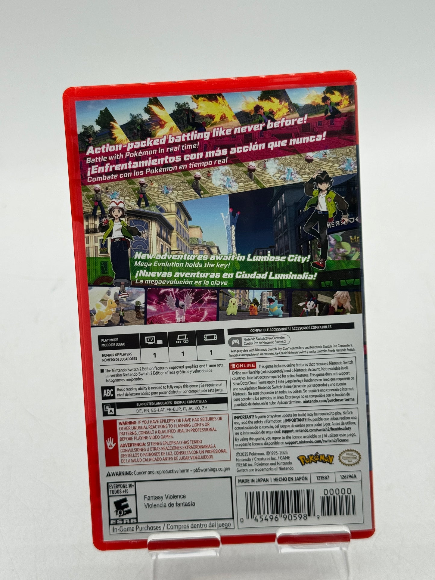Pokemon Legends: Z-A (Nintendo Switch 2, 2025) Tested Free Shipping