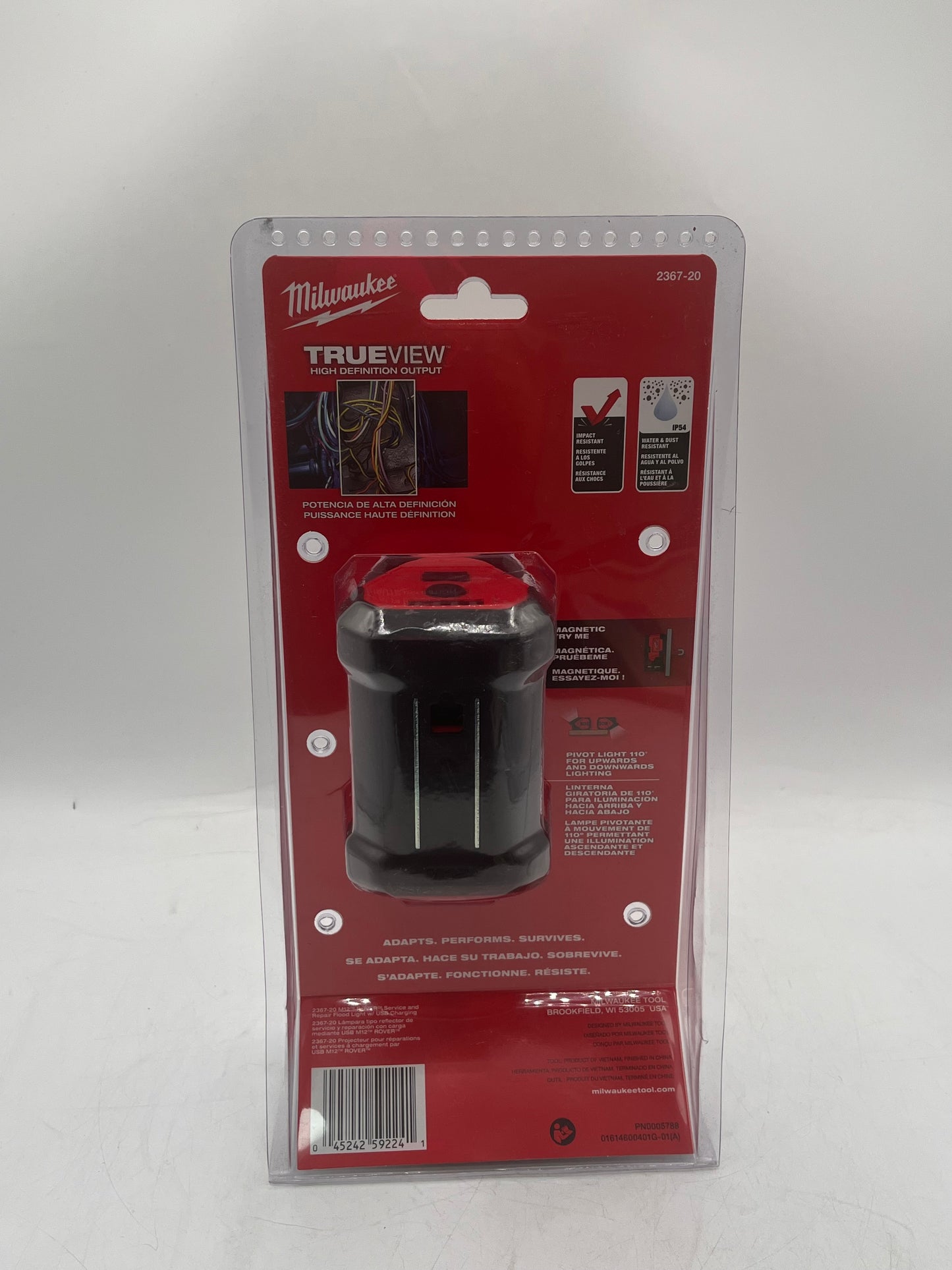 Milwaukee M12 Rover Flood Light Red 2367-20