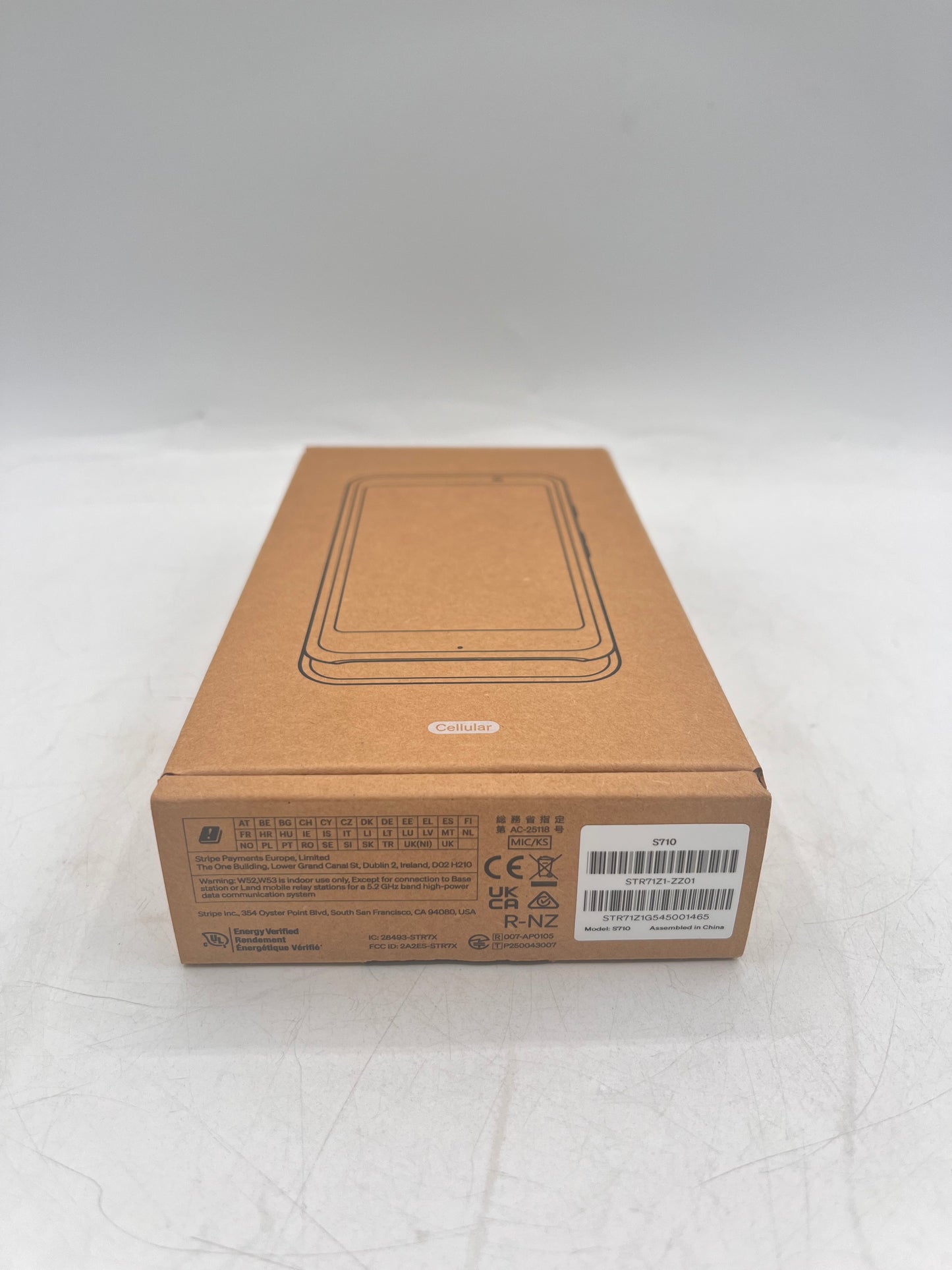 Stripe New POS Card Reader Sealed Cellular Stripe Reader S710 White STR71Z1-ZZ01