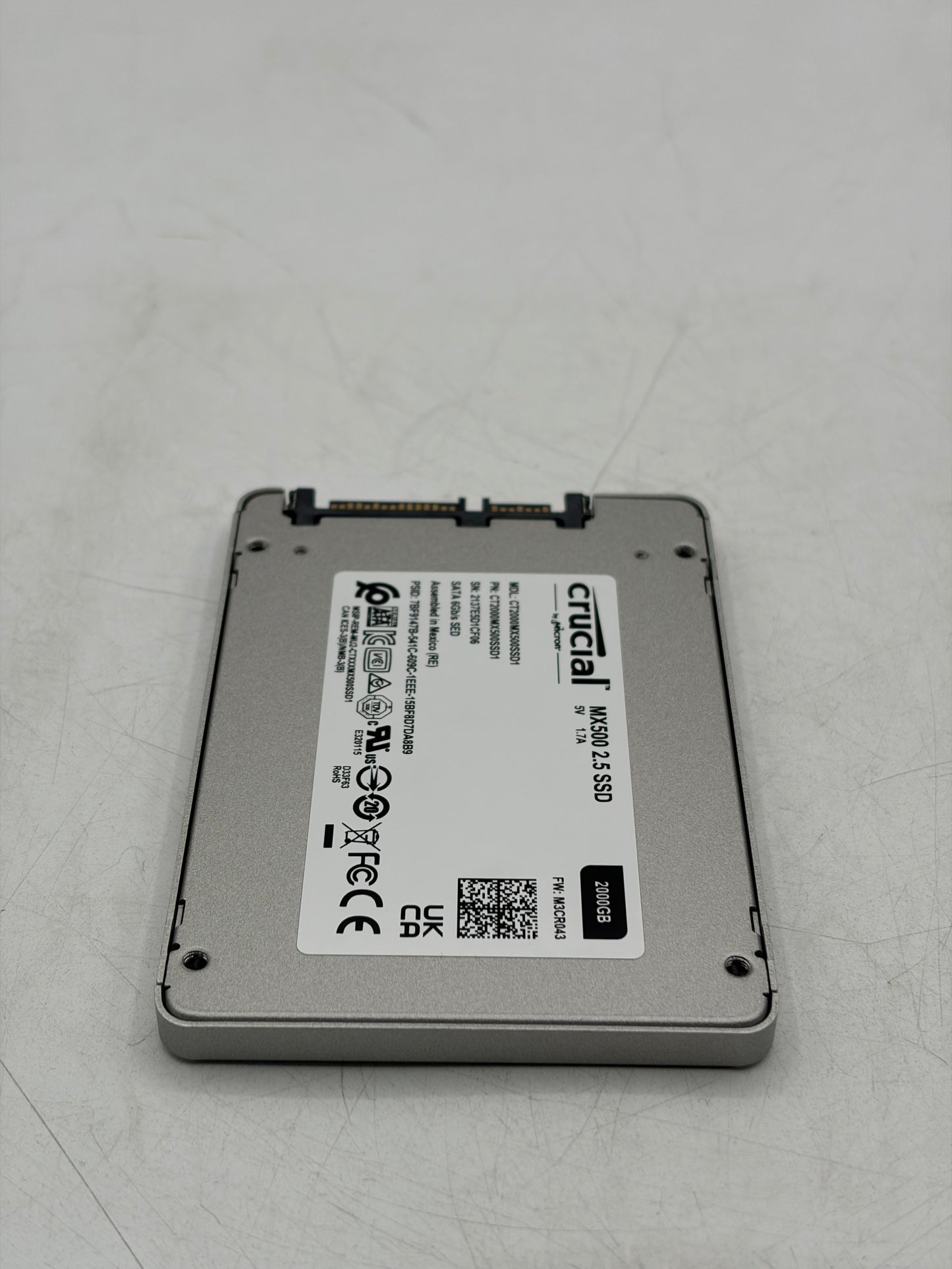 2TB Crucial MX500 2.5" Internal SATA3 Solid State Drive SSD CT2000MX500SSD1