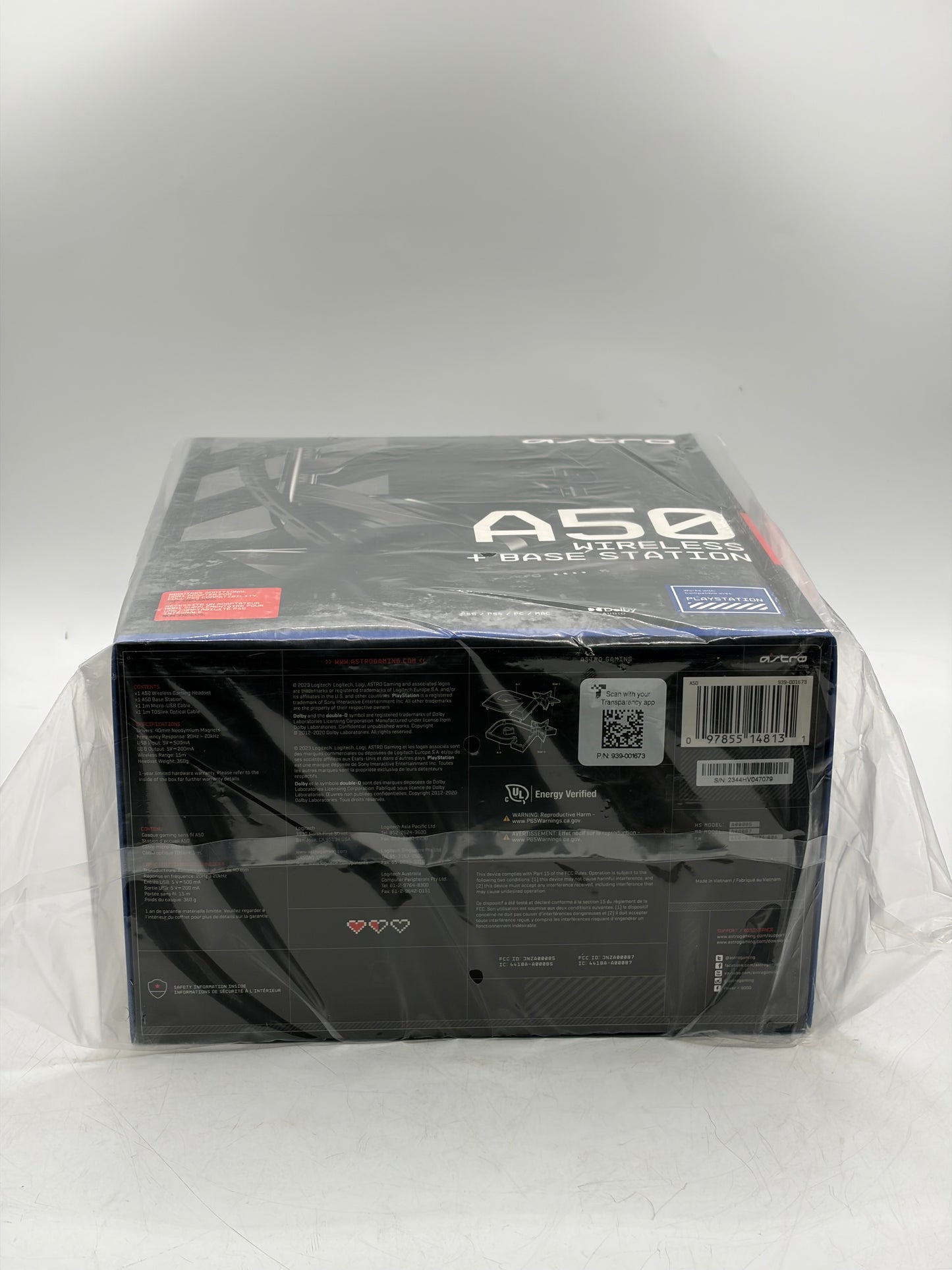 Astro Gaming A50 Ear-Cup Wireless Headset with Base Station Gen 4 - Black NEW