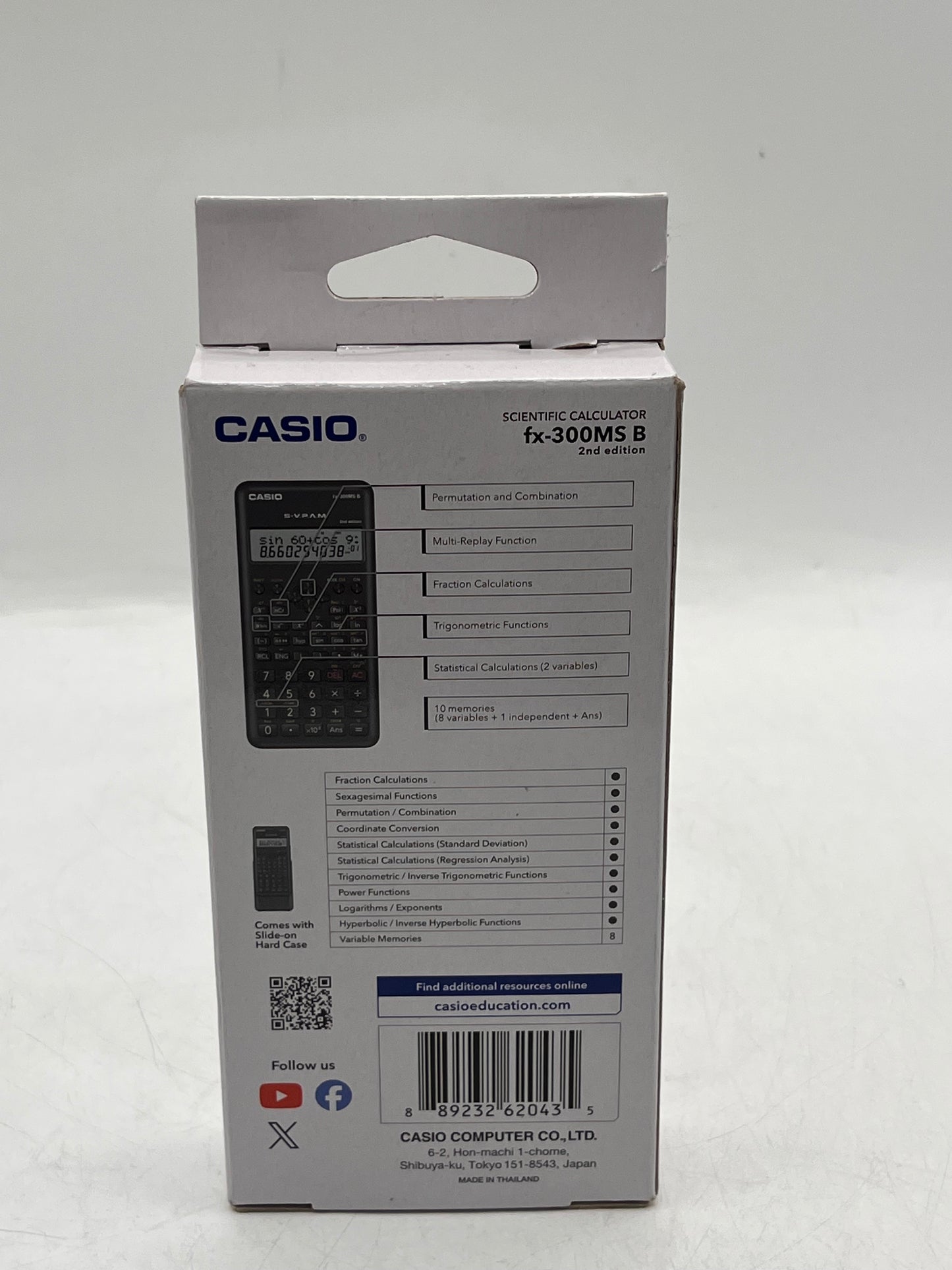 Casio FX-300MS Scientific Calculator - Black