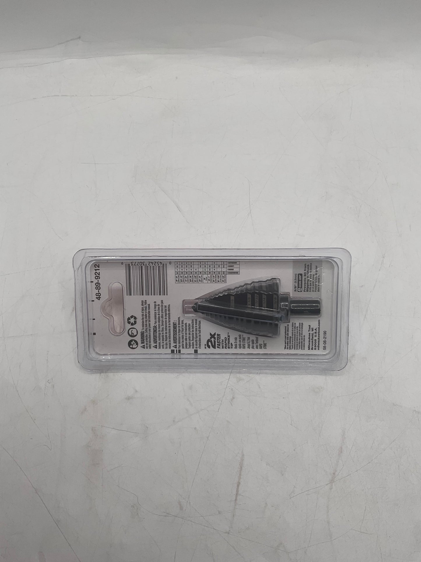 Milwaukee JAM-FREE STEP DRILL BIT #12 Black
