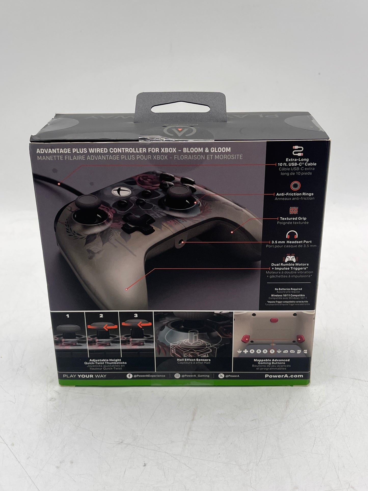 PowerA Advantage Plus Wired Controller for Xbox Series X|S - Gray