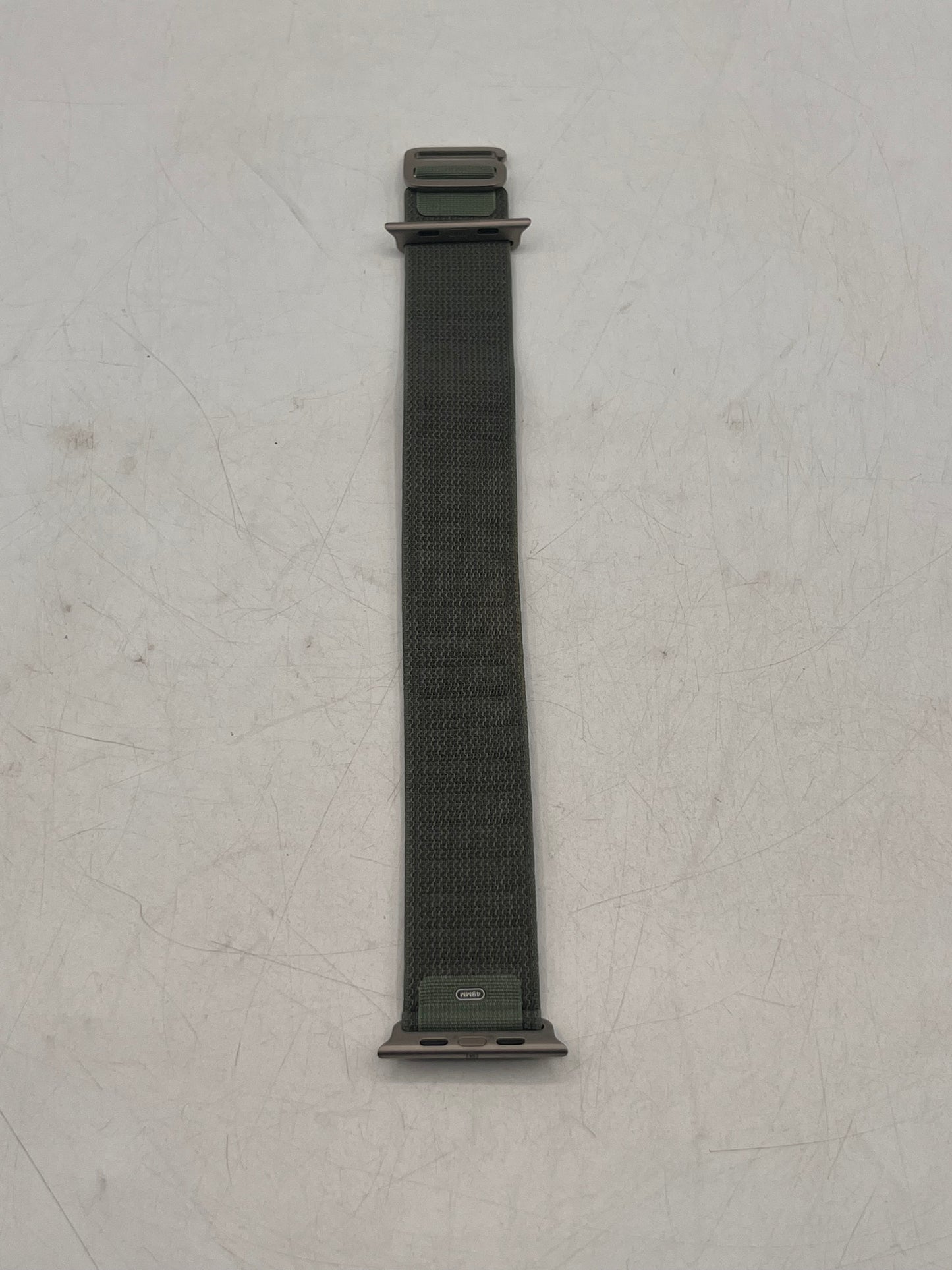 2022 Apple Watch Ultra A2622 MQEW3LL/A 49mm Titanium GPS + Cellular + Green Alpine Loop M Band - Black