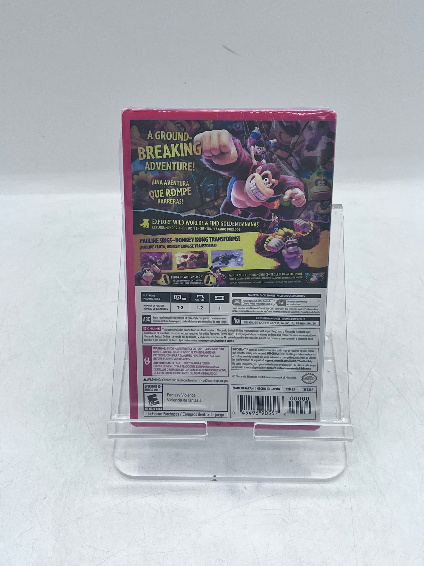 New Donkey Kong Bananza - Nintendo Switch 2 Video Game - Free Shipping