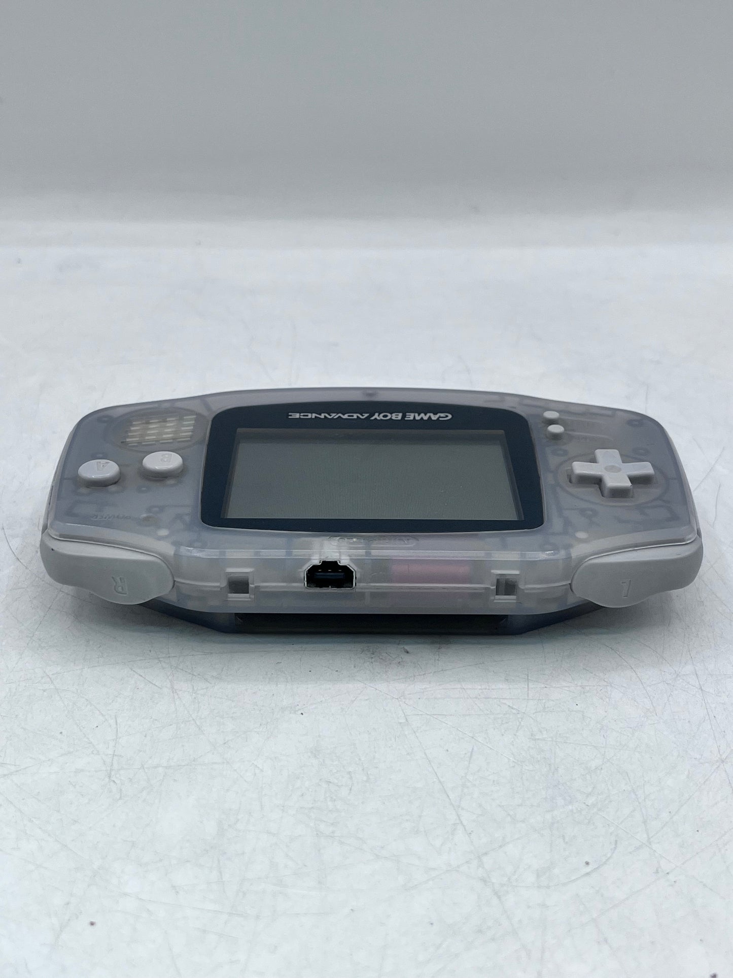 Nintendo Game Boy Advance (AGB-001) - Glacier Clear - Free Shipping!!