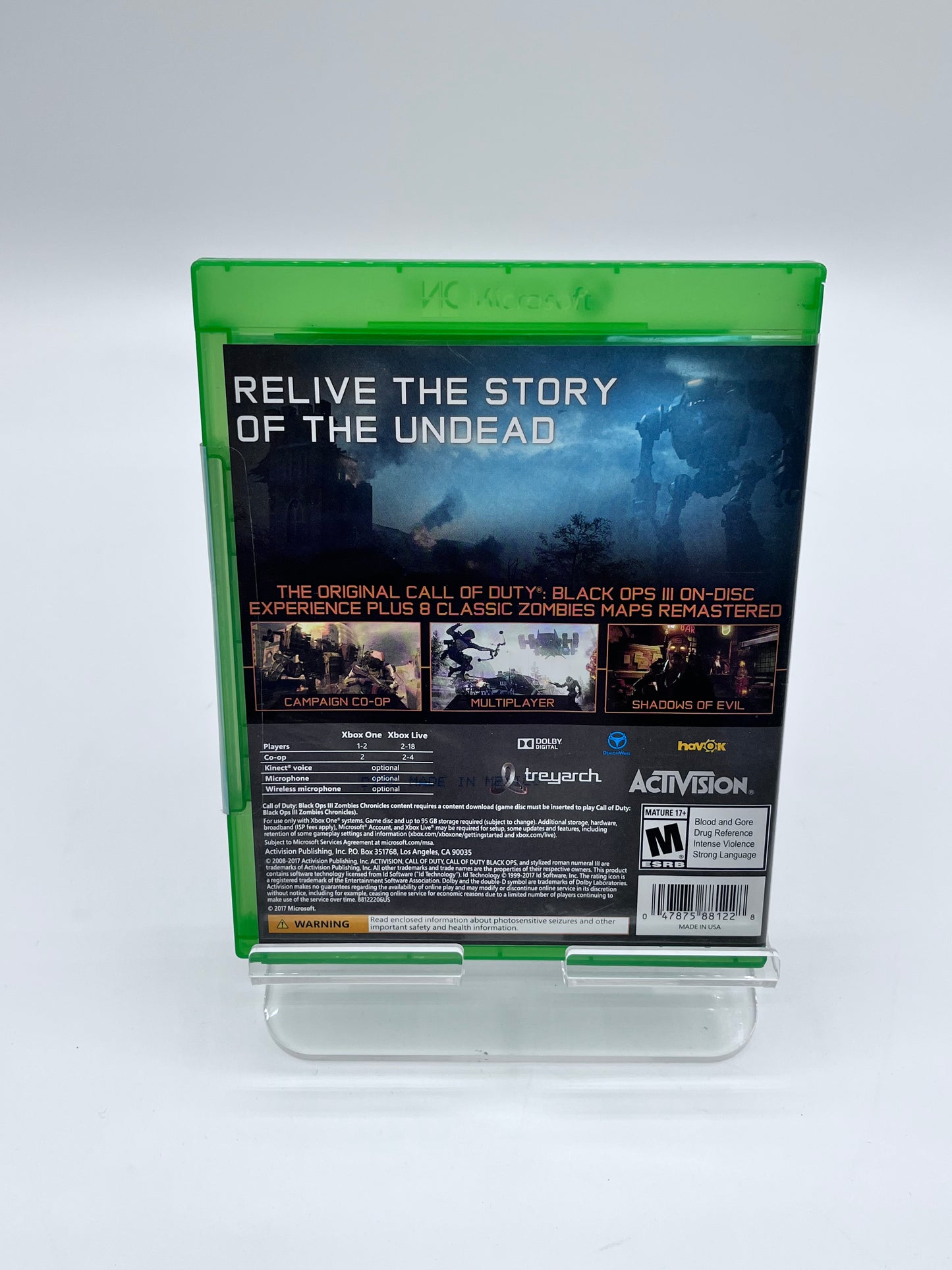 New Xbox One Call of Duty Black Ops III Zombie Chronicles Game