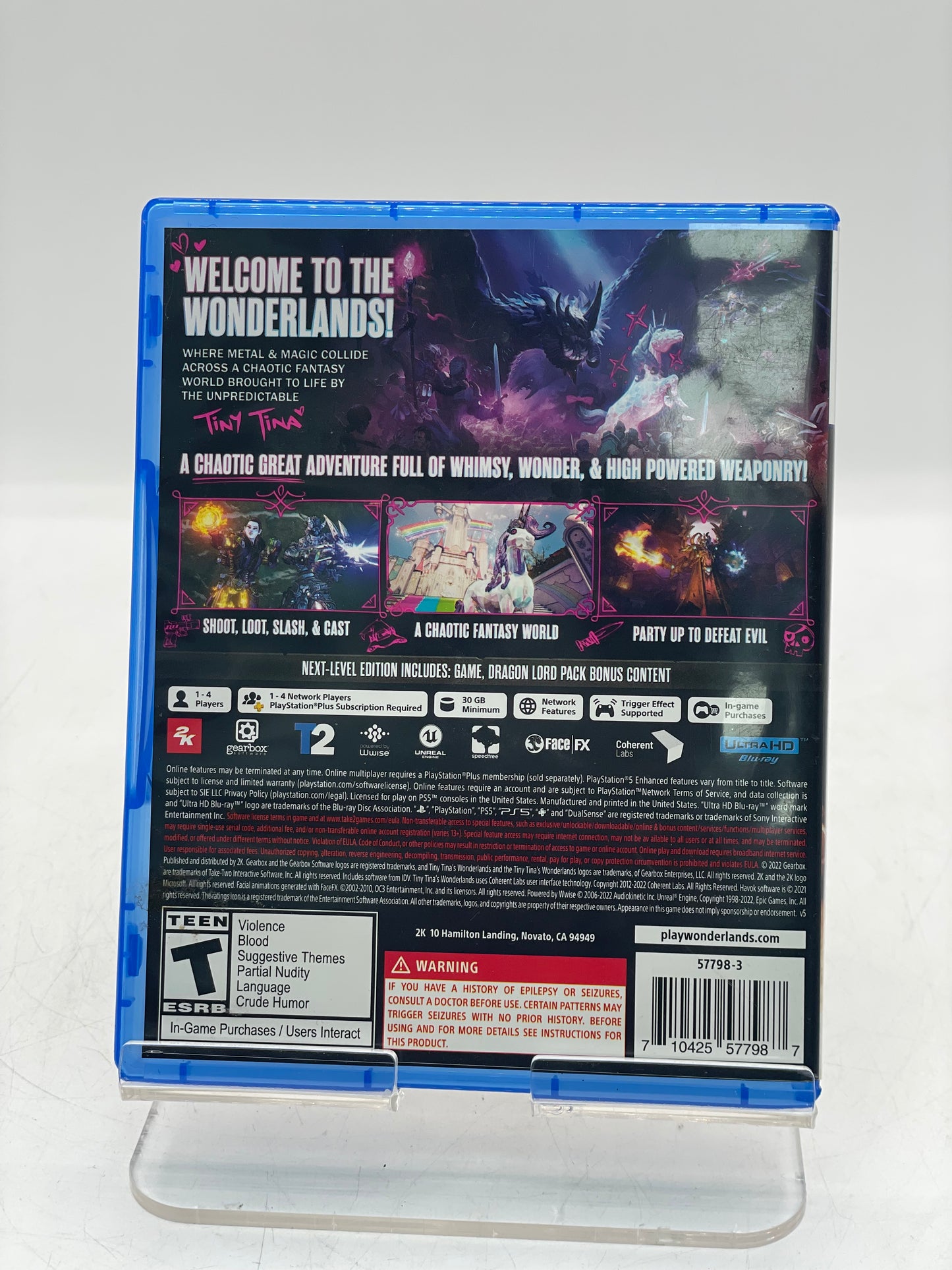 Tiny Tina's Wonderlands - Sony PlayStation 5 PS5 Video Game
