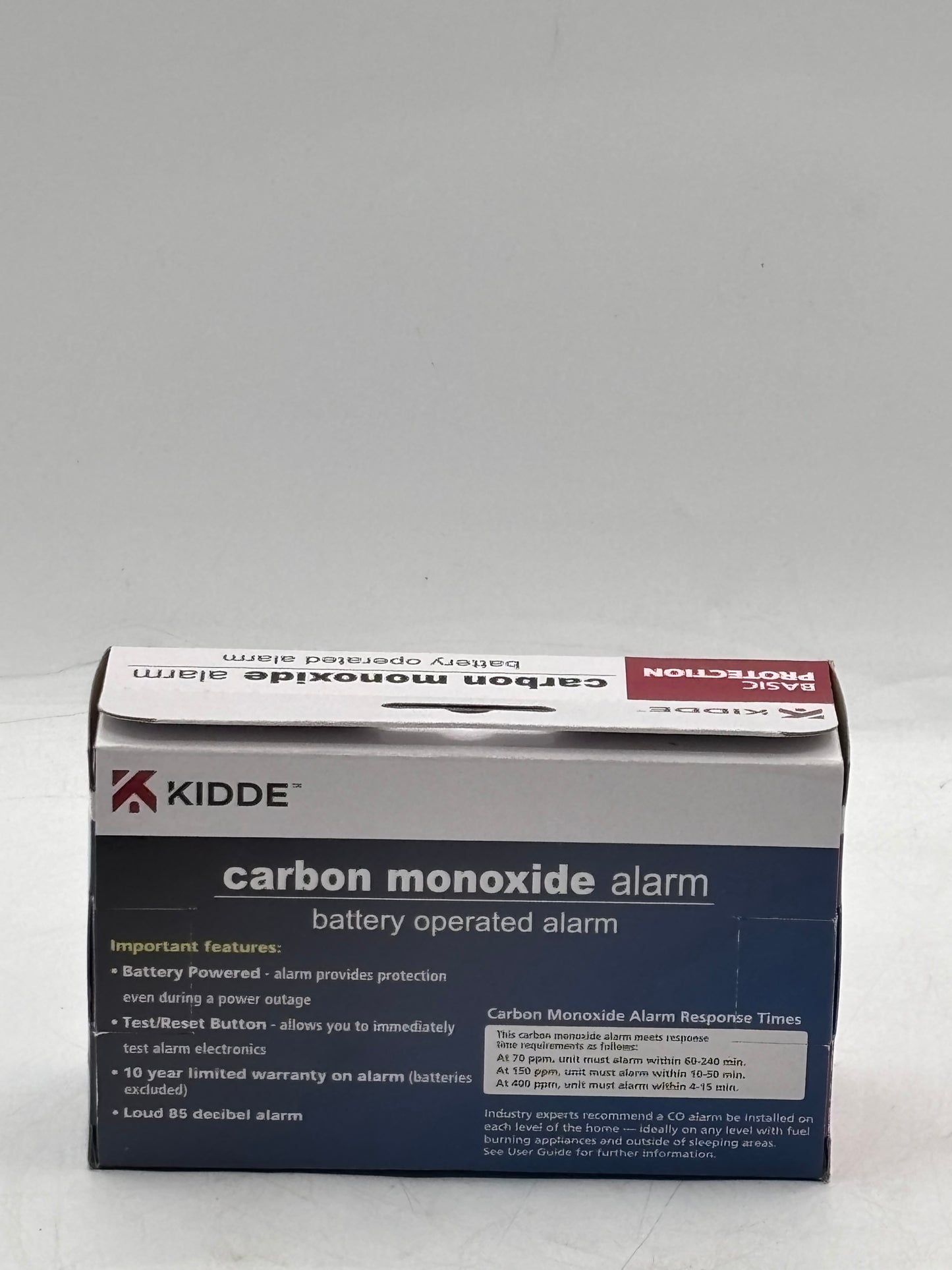 Kidde Carbon Monoxide Alarm Detector 9CO5-LP2 KN-COB-LP2 Battery Operated New In Box