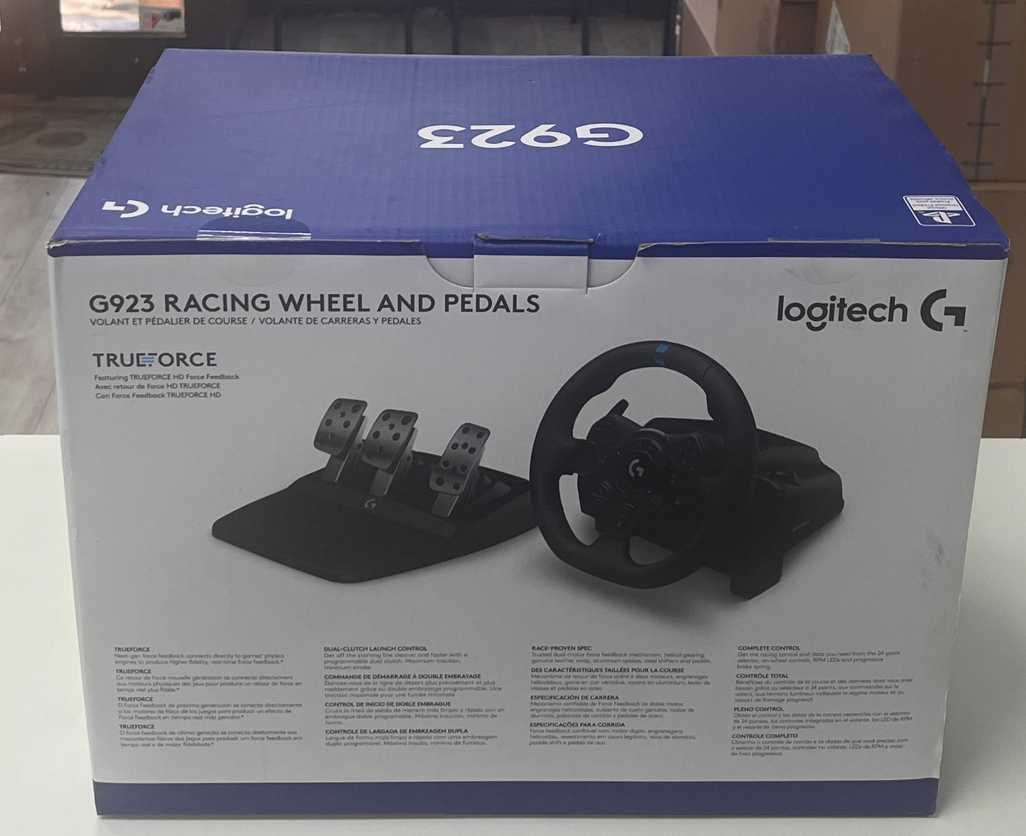 BRAND New Logitech G923 Racing Wheel and Pedals, TRUEFORCE PS5 , PS4, PC, Mac