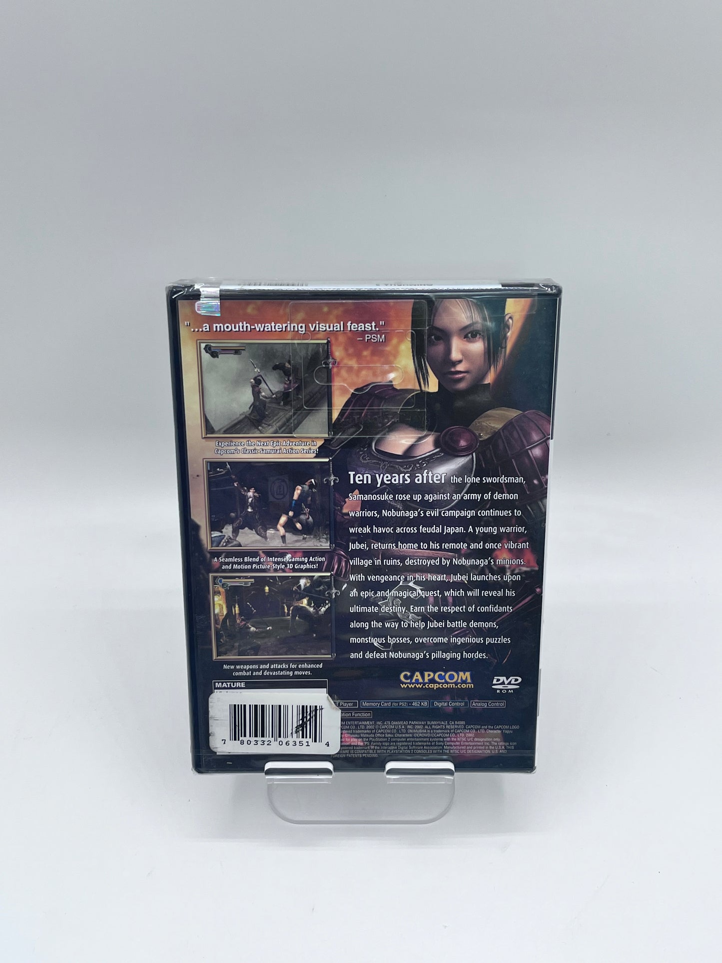 Onimusha 2 Samurai's Destiny PS2 Capcom PlayStation 2 Brand New Sealed
