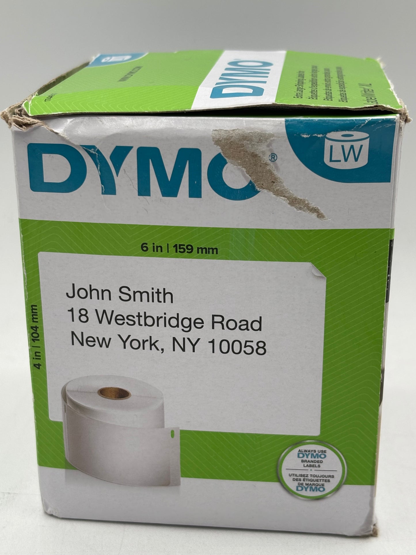 DYMO Extra Large Shipping Labels 4x6 for LabelWriter 5XL 4XL 220 Count, White (FREE SHIPPING)