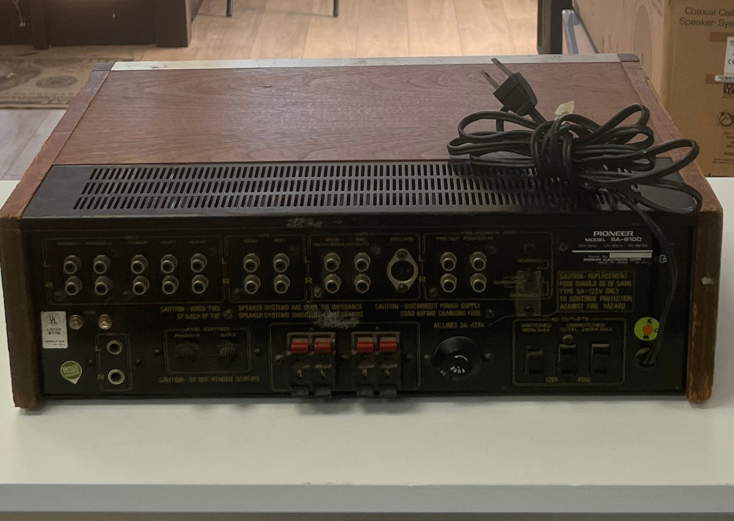 Vintage Pioneer SA-8100 Stereo Integrated Amplifier Tested Free Shipping